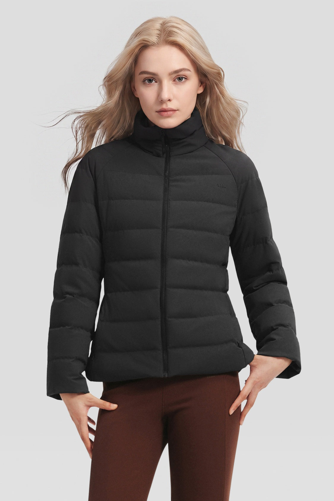 Women's Lightweight Stretch Slim-Fit Down Jacket (Mid Warmth) HD016