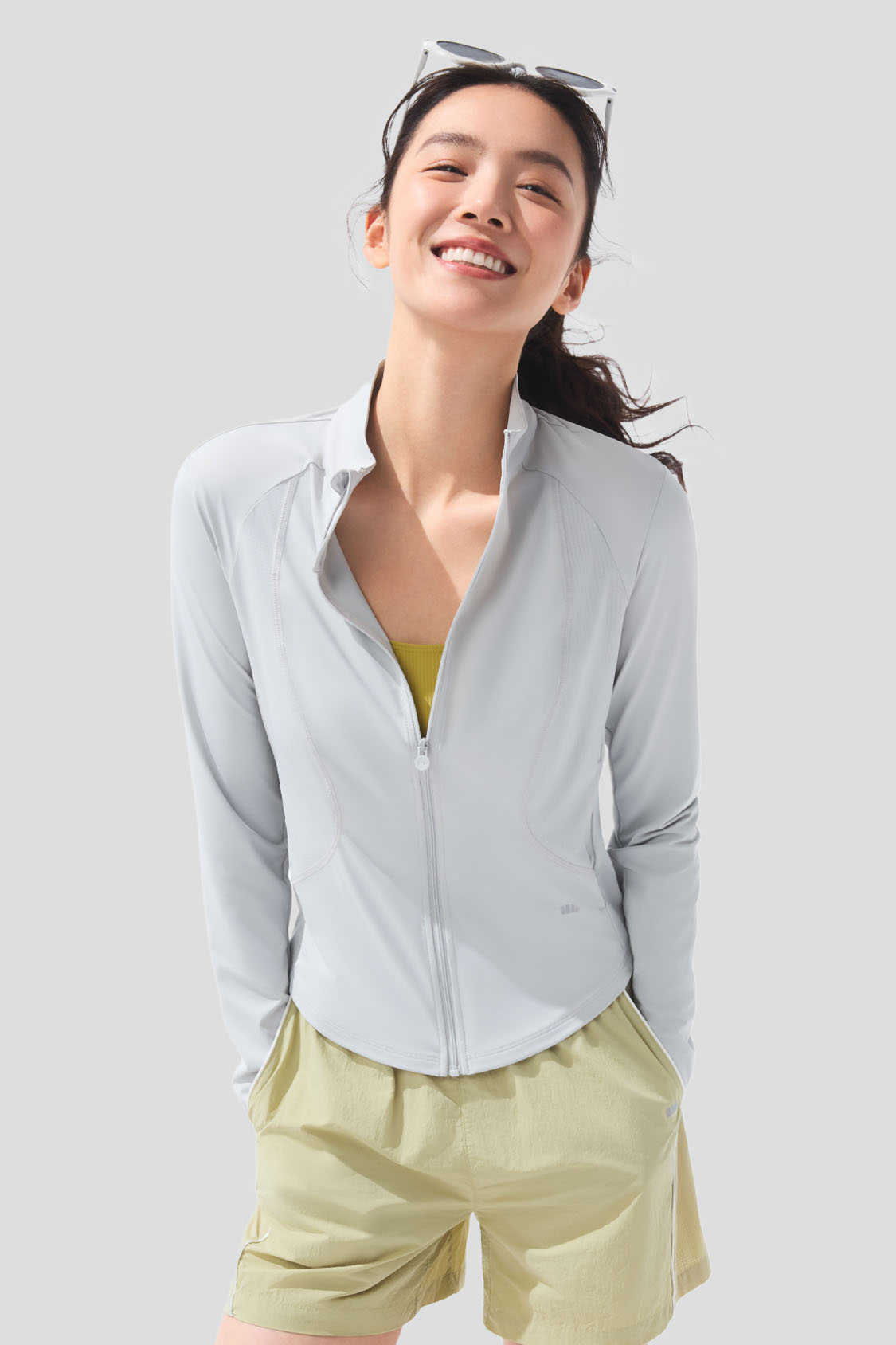 beneunder women's tops jacket #color_gray