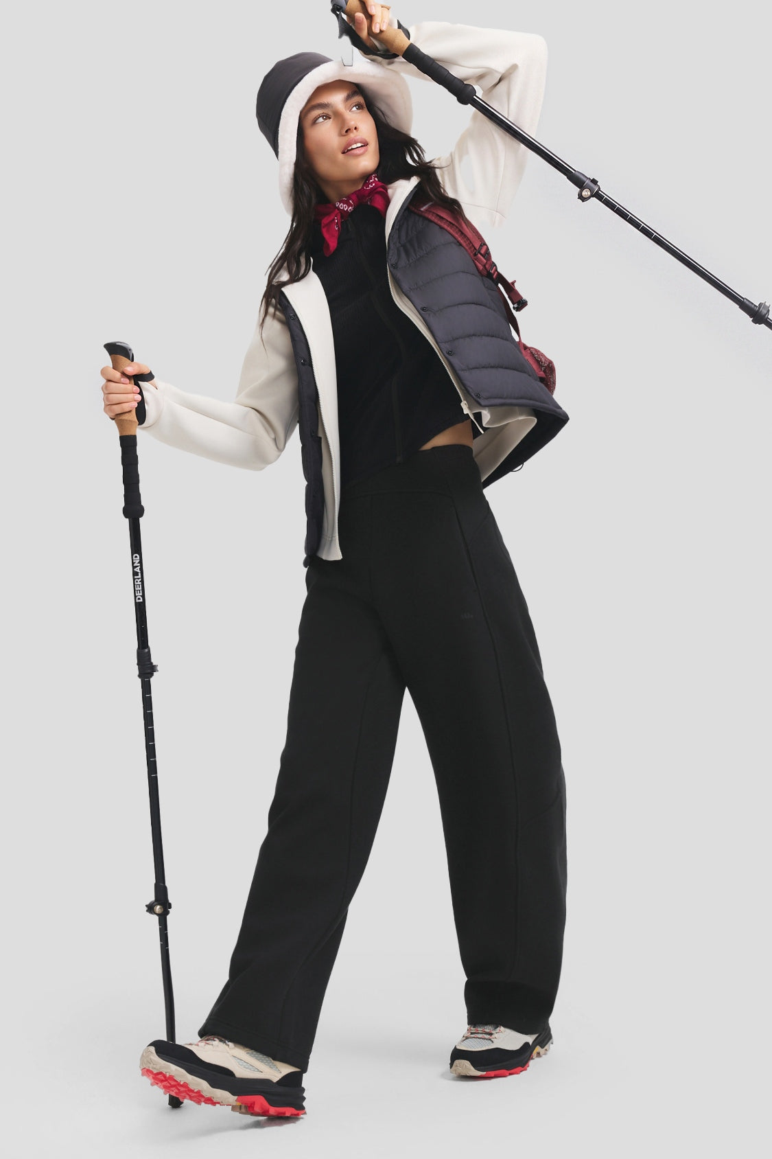 Women's High-Stretch Relaxed-Fit Pants EL009