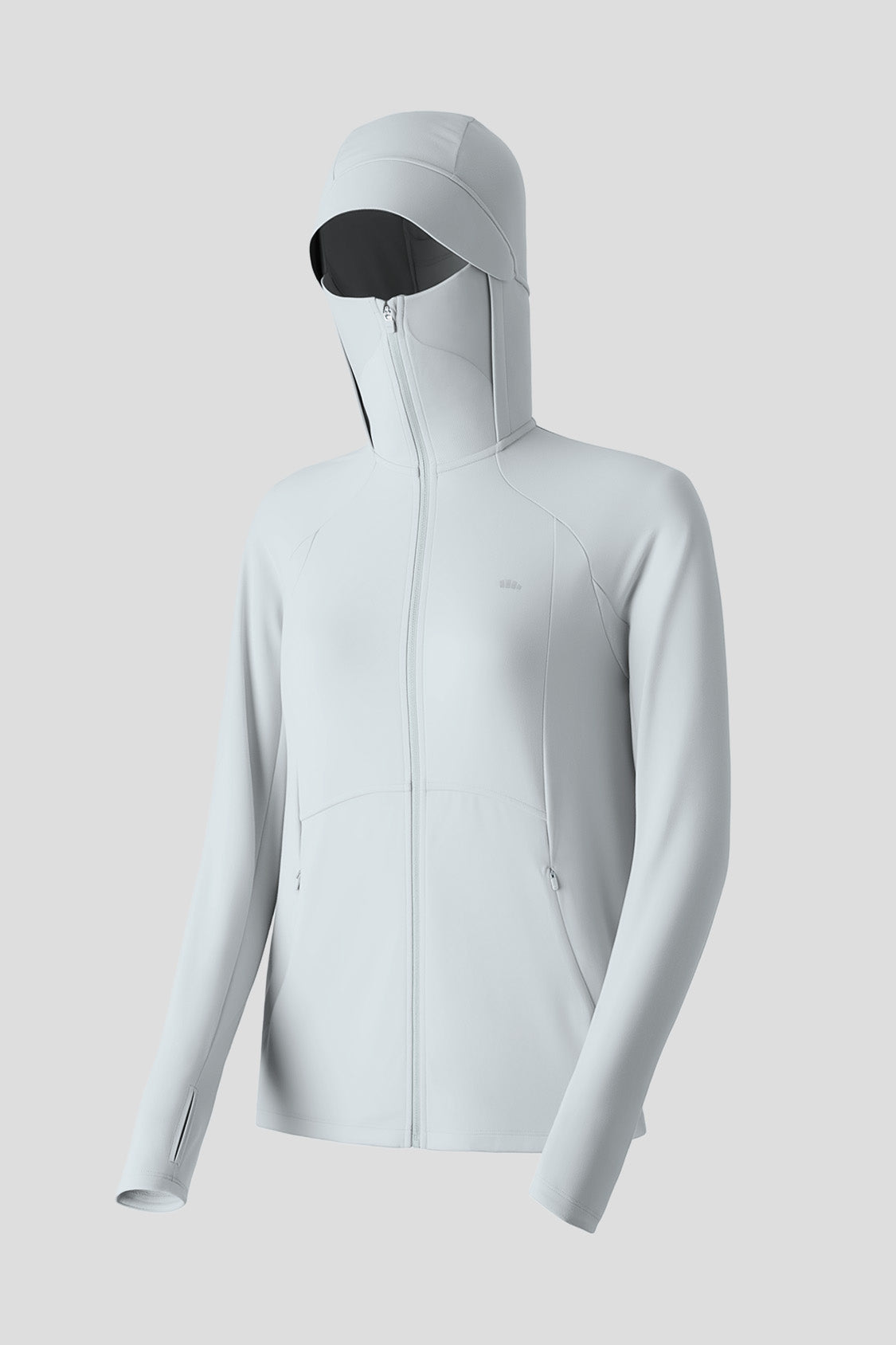 beneunder windglow womens windproof uvshield sport jacket upf50 #color_gray
