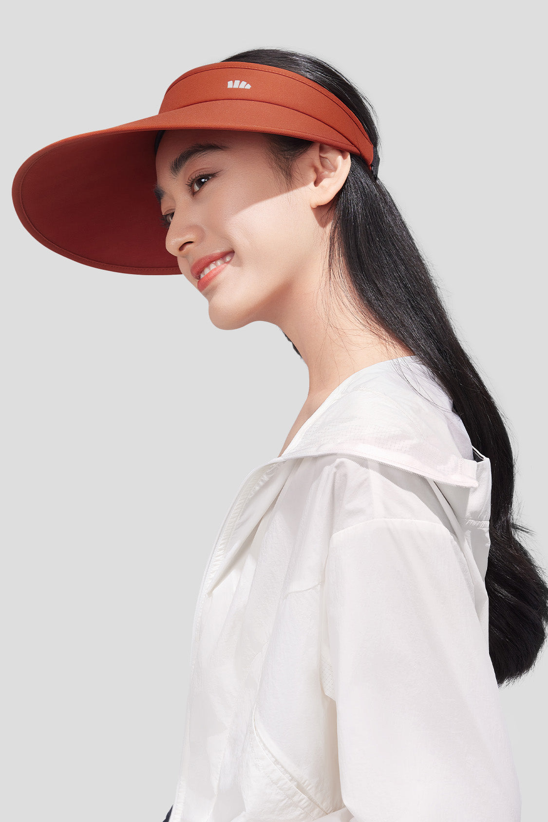 beneunder women's sun hats #color_brick wood red