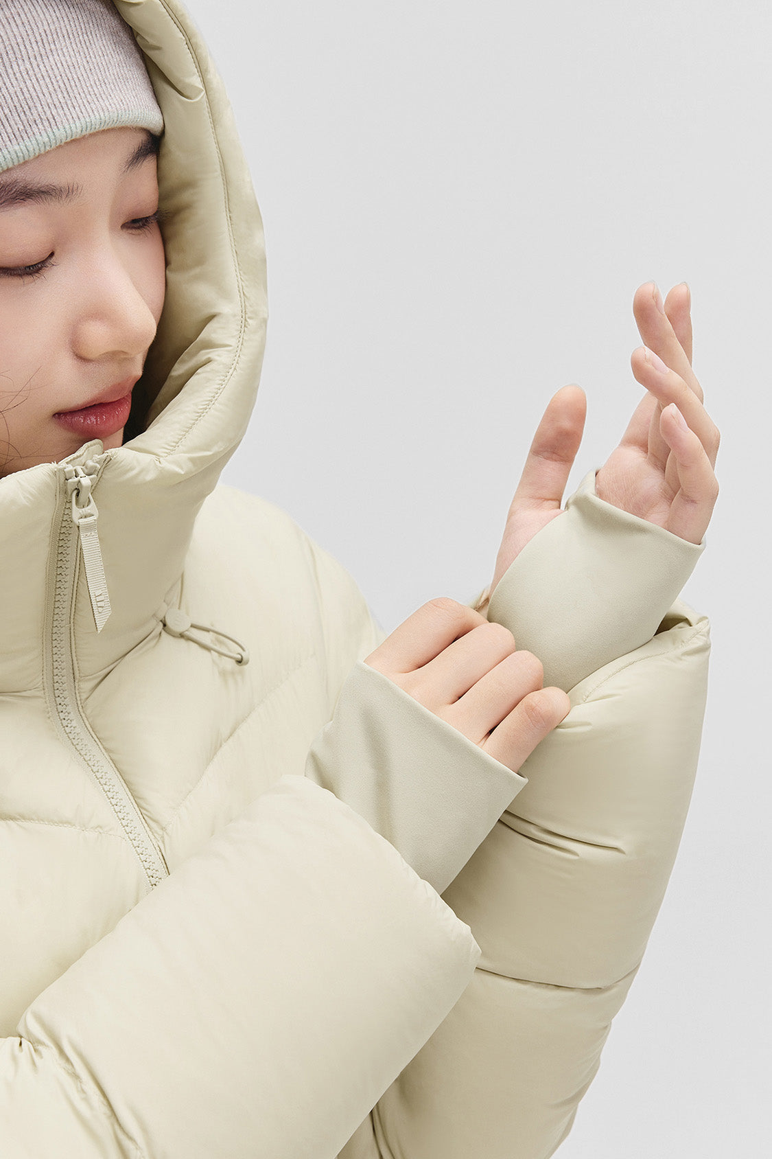 beneunder loftguard – women’s high-loft down coat (long, extreme warmth) #color_light brown