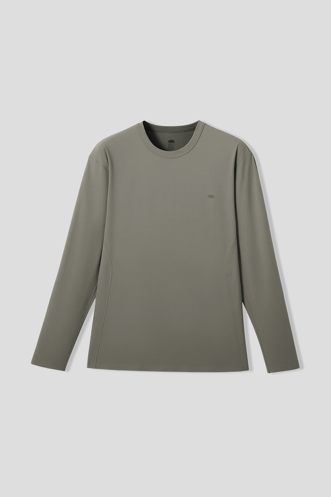 beneunder dryshield mens sweat resistant long sleeve top #color_charcoal