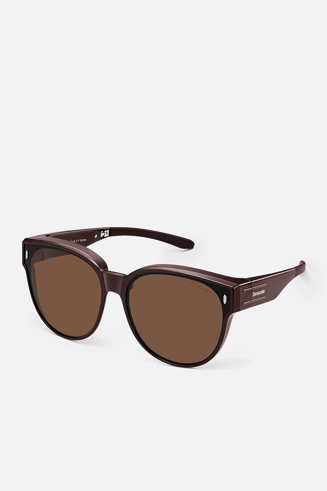 beneunder women's fit over sunglasses #color_chocolate brown