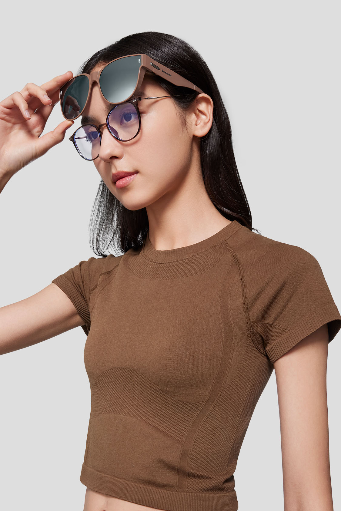 beneunder fit over sunglasses #color_coconut brown