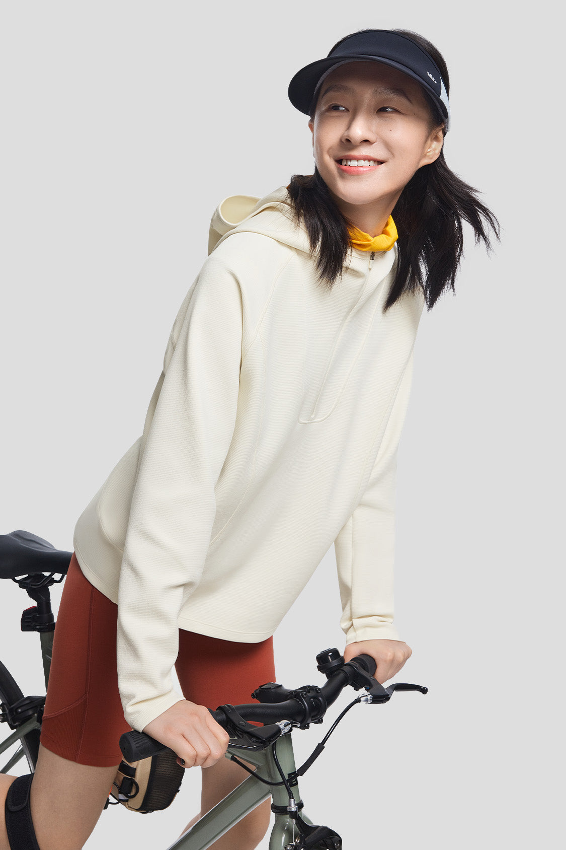 beneunder women's hoodie #color_cool moon white