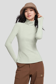 ThermaFlex - Women's Slim-Fit High-Warmth Turtleneck Top