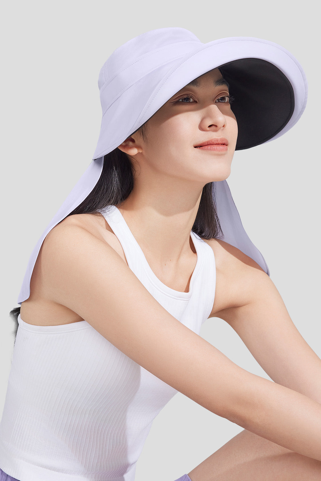 beneuder women's sun hats #color_cremy lilac