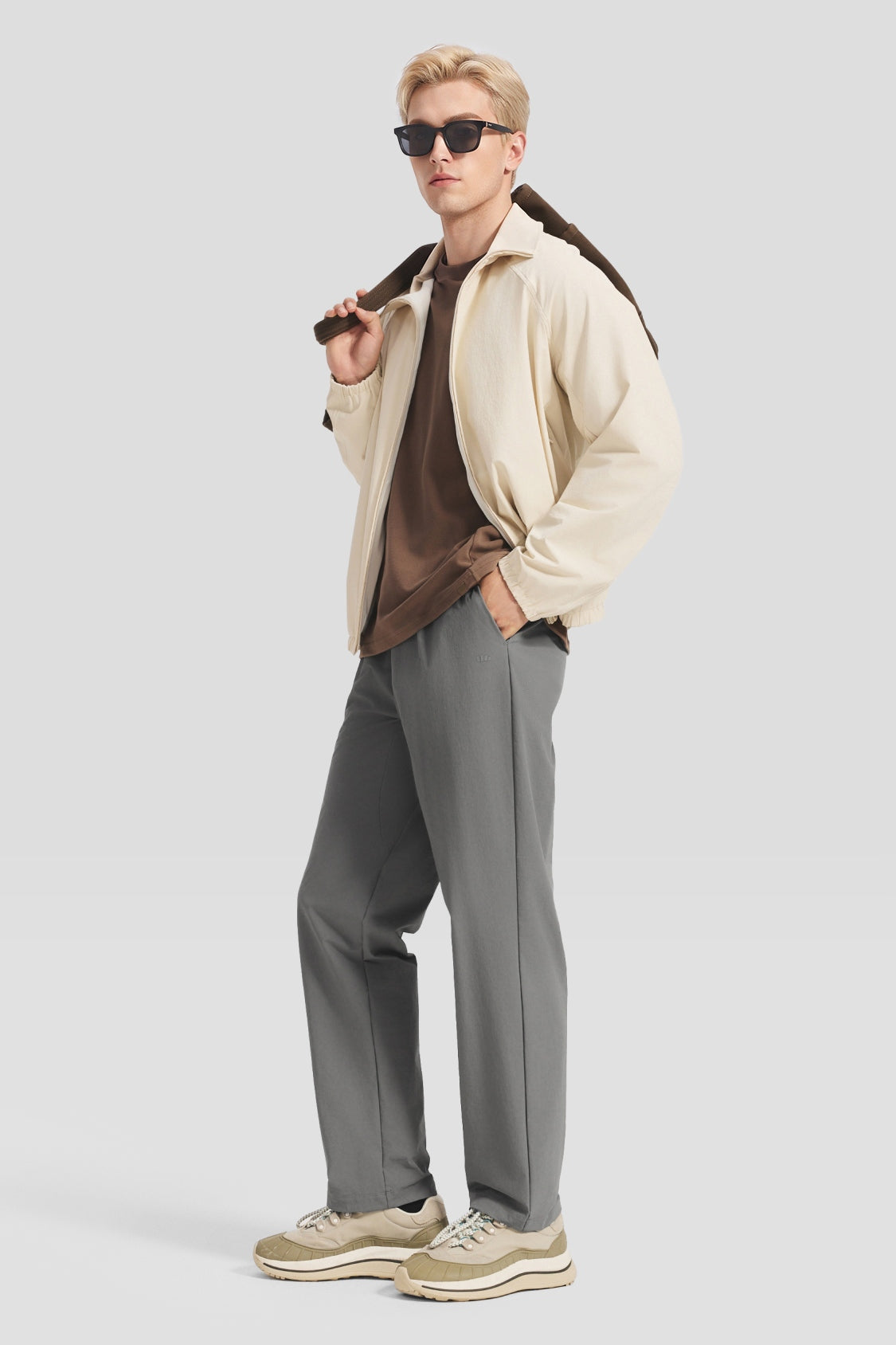 Men's High-Stretch Straight-Leg Pants (High Warmth) EL019