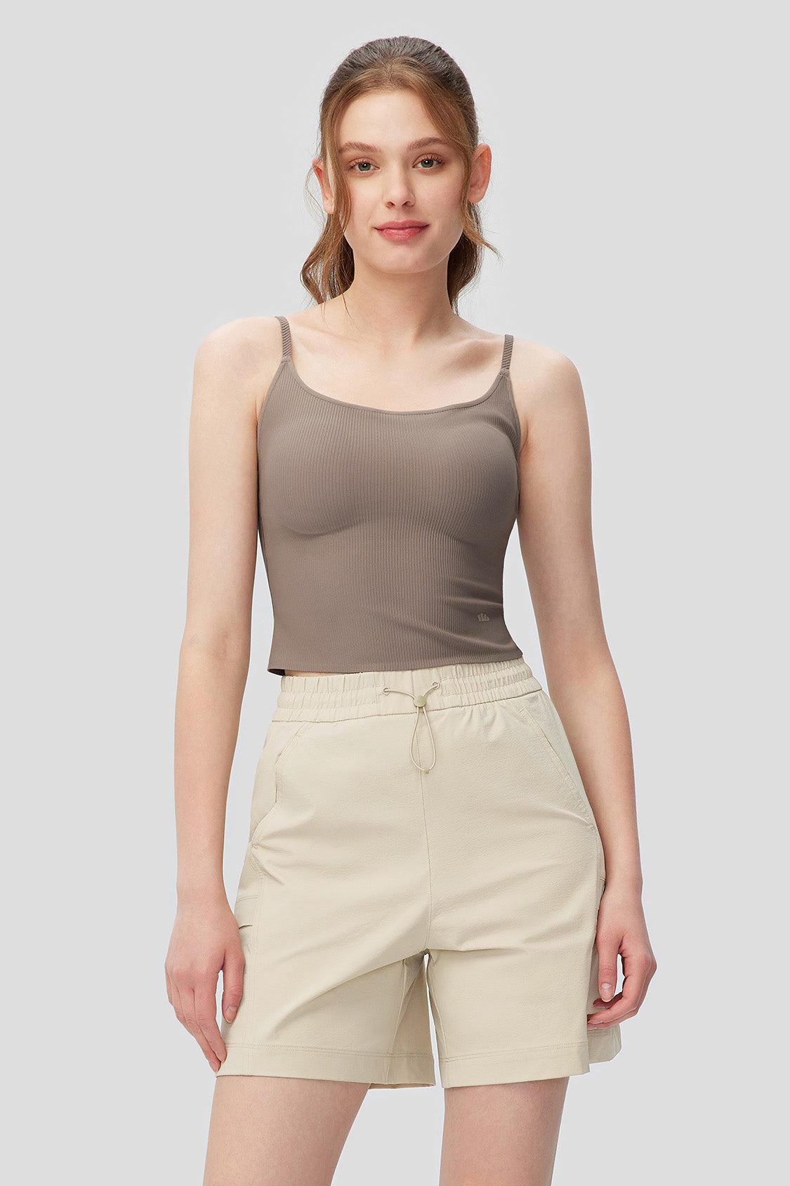 beneudner women's tank top UPF50+ #color_deep mocha gray