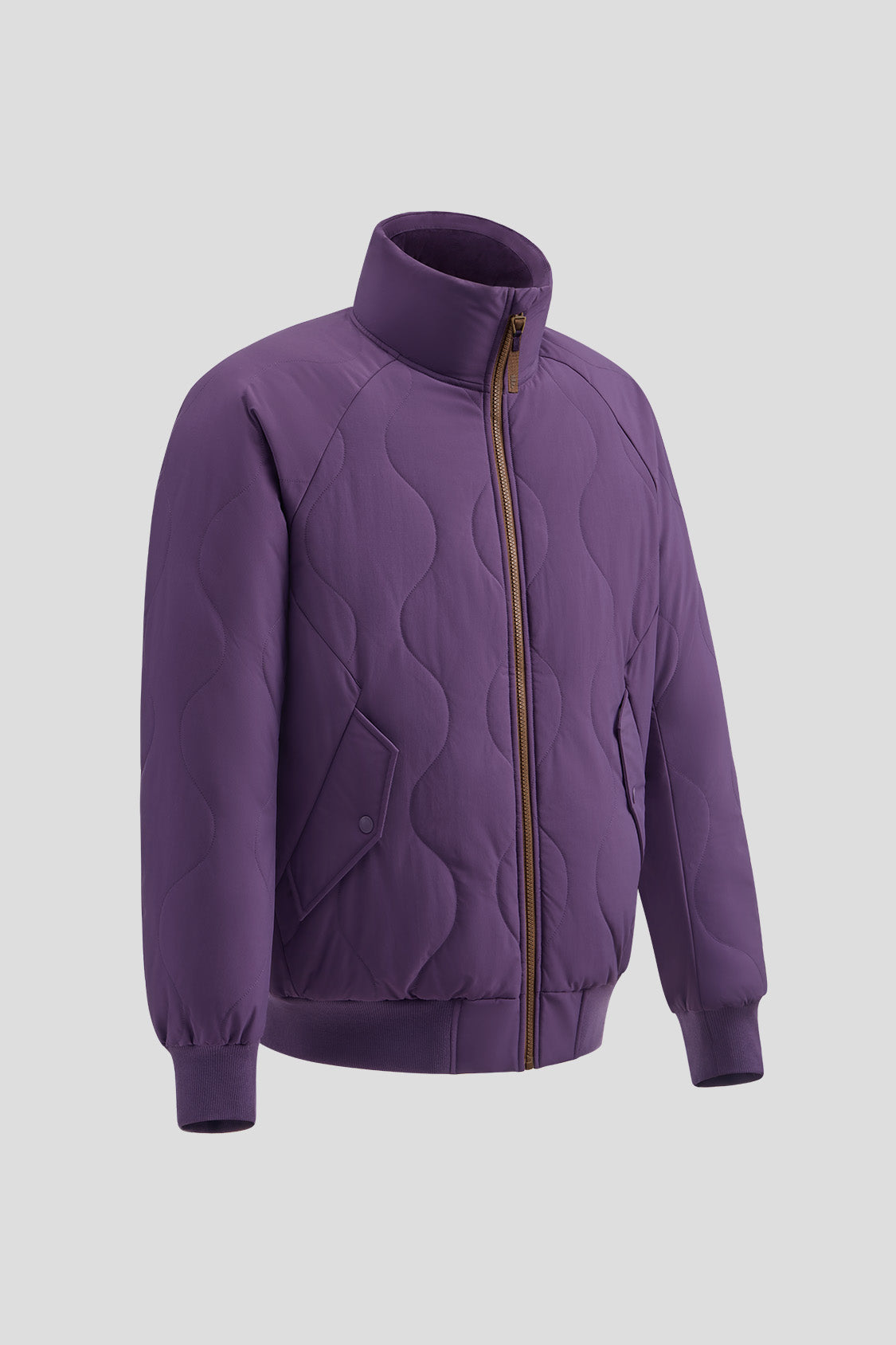 beneunder men's jacket #color_deep sand purple