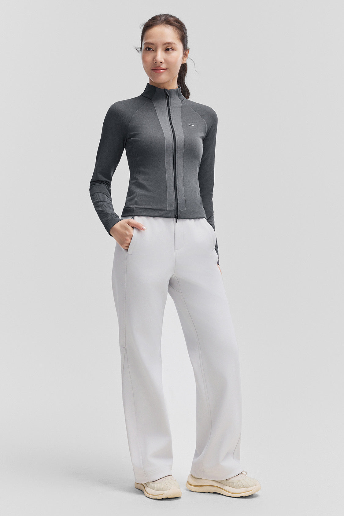Veste ajustée à double épaisseur pour femme HE020