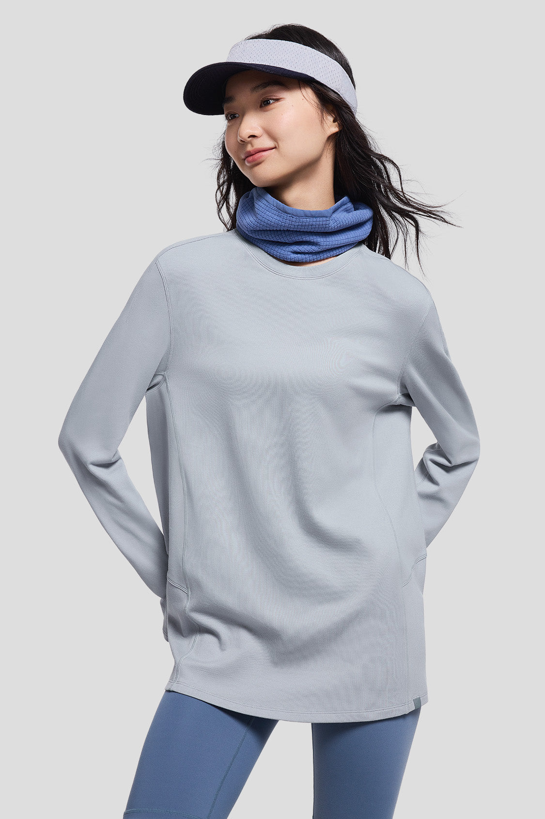 beneunder women's base layer #color_dusk gray