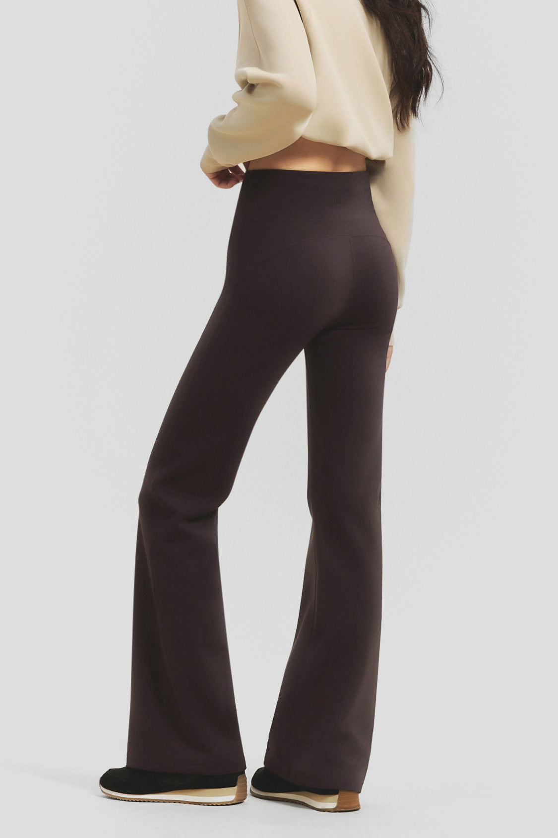 Women's High-Stretch Latex Waist Slight Flare Pants EL031/EL034