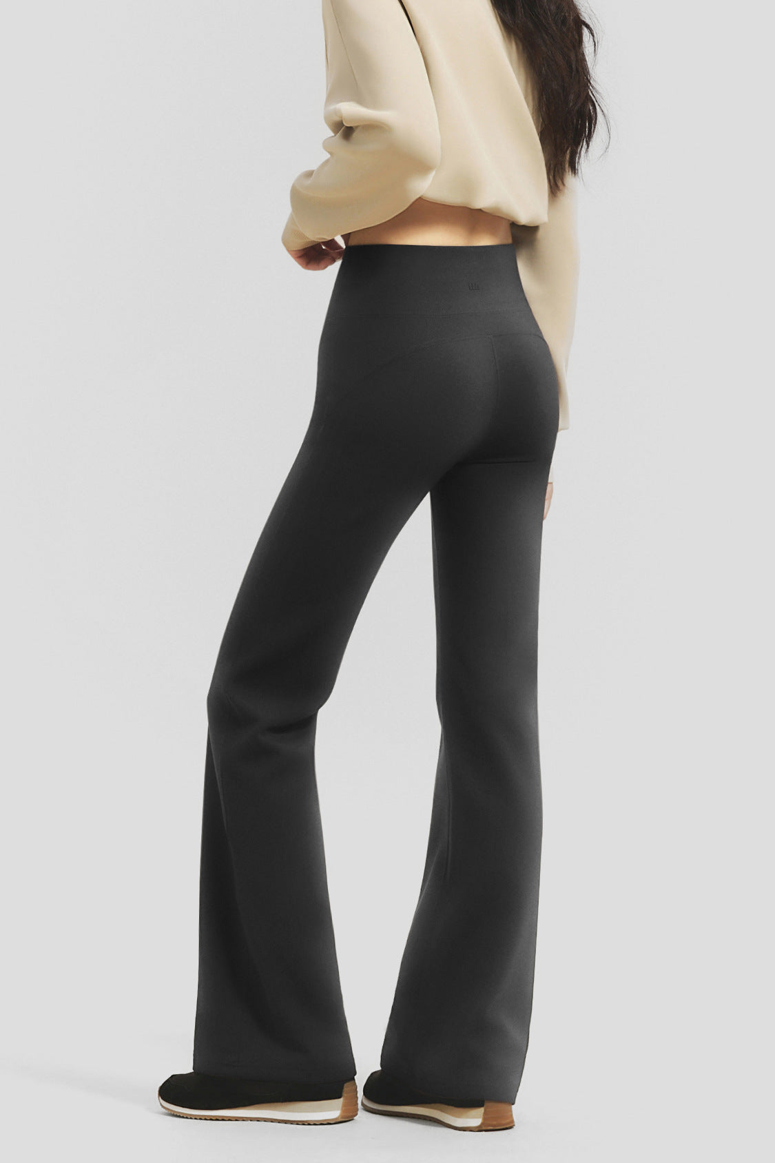 Women's High-Stretch Latex Waist Slight Flare Pants EL031/EL034
