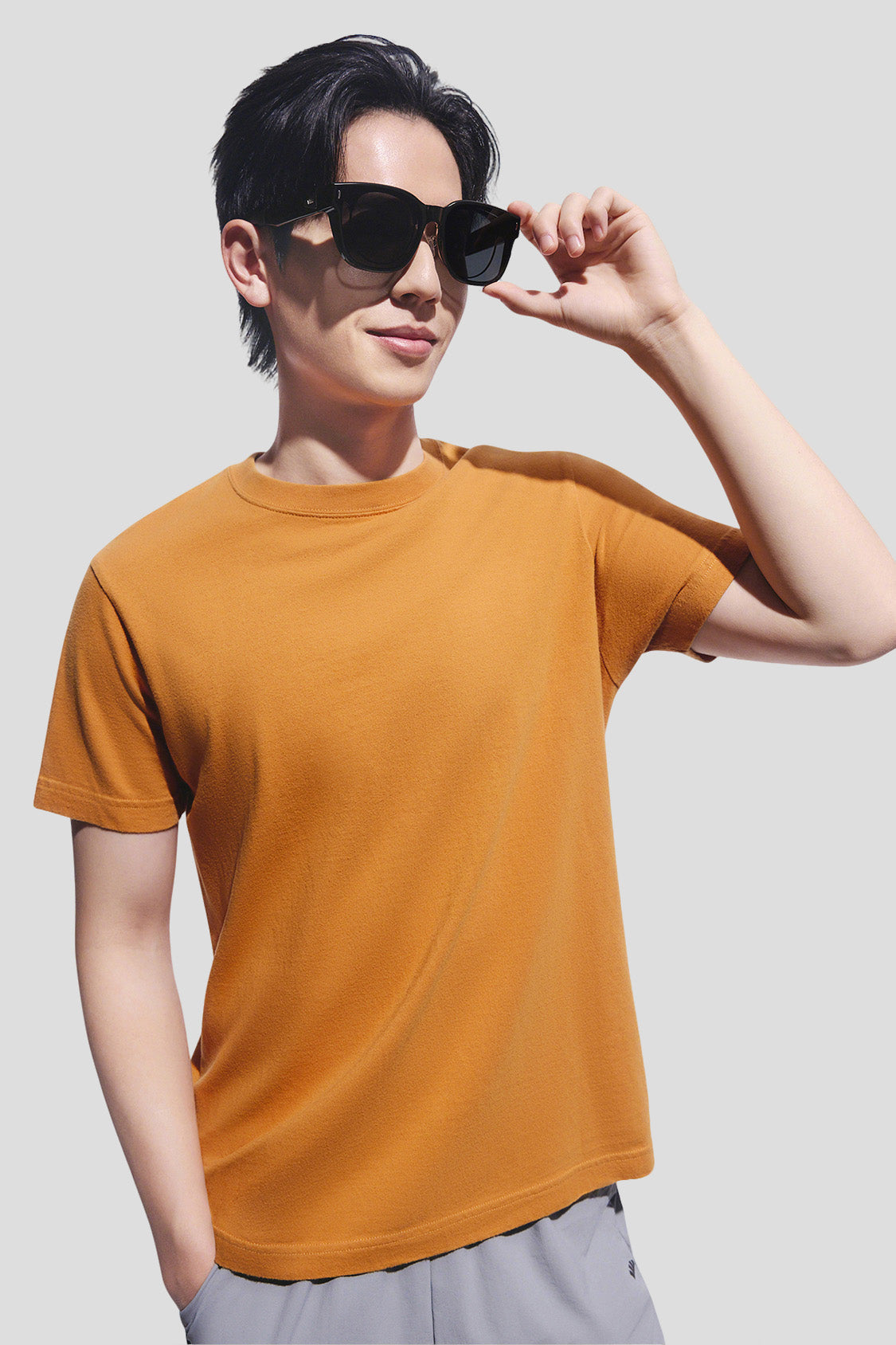 Square-Round Frame Prescription Fit-Over Sunglasses UV 400 FD013