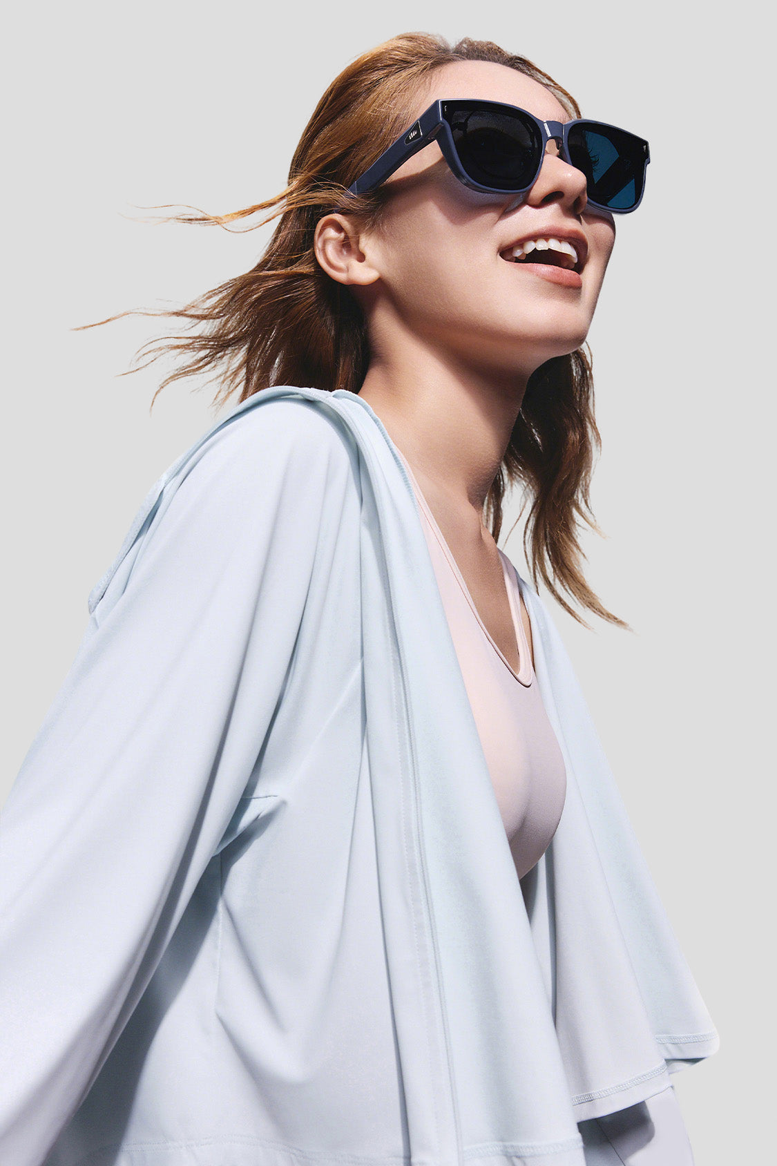 Square-Round Frame Prescription Fit-Over Sunglasses UV 400 FD013