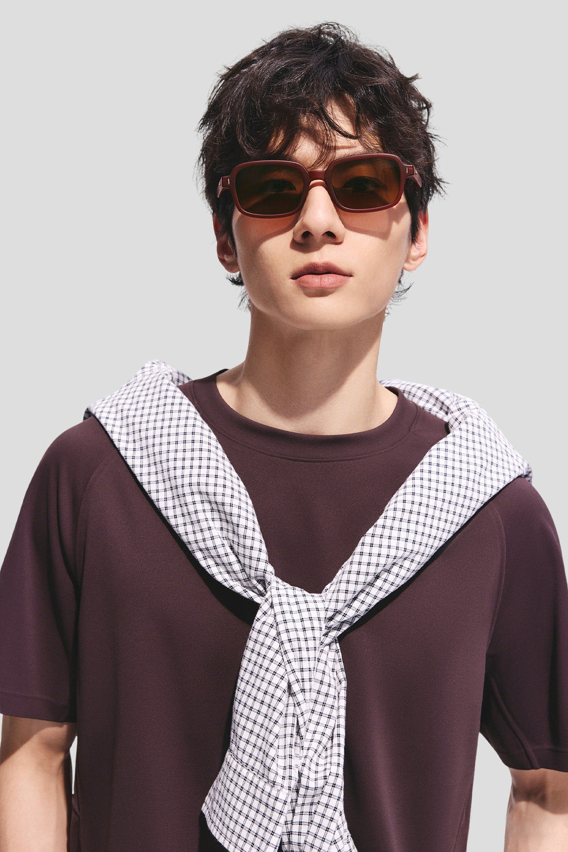 Small Square Frame Sunglasses UV 400 FD016