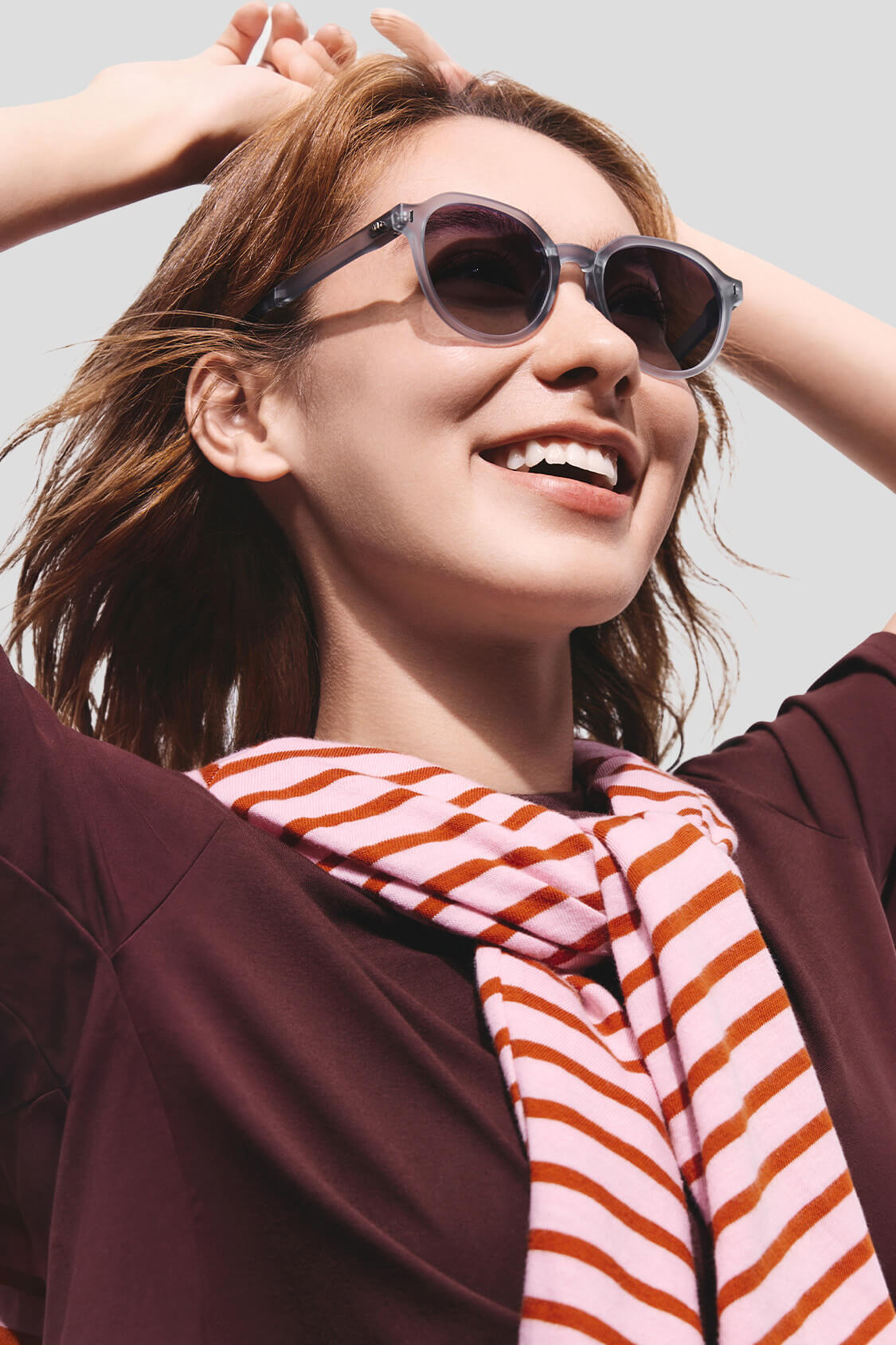 Small Round Frame Sunglasses UV 400 FD018