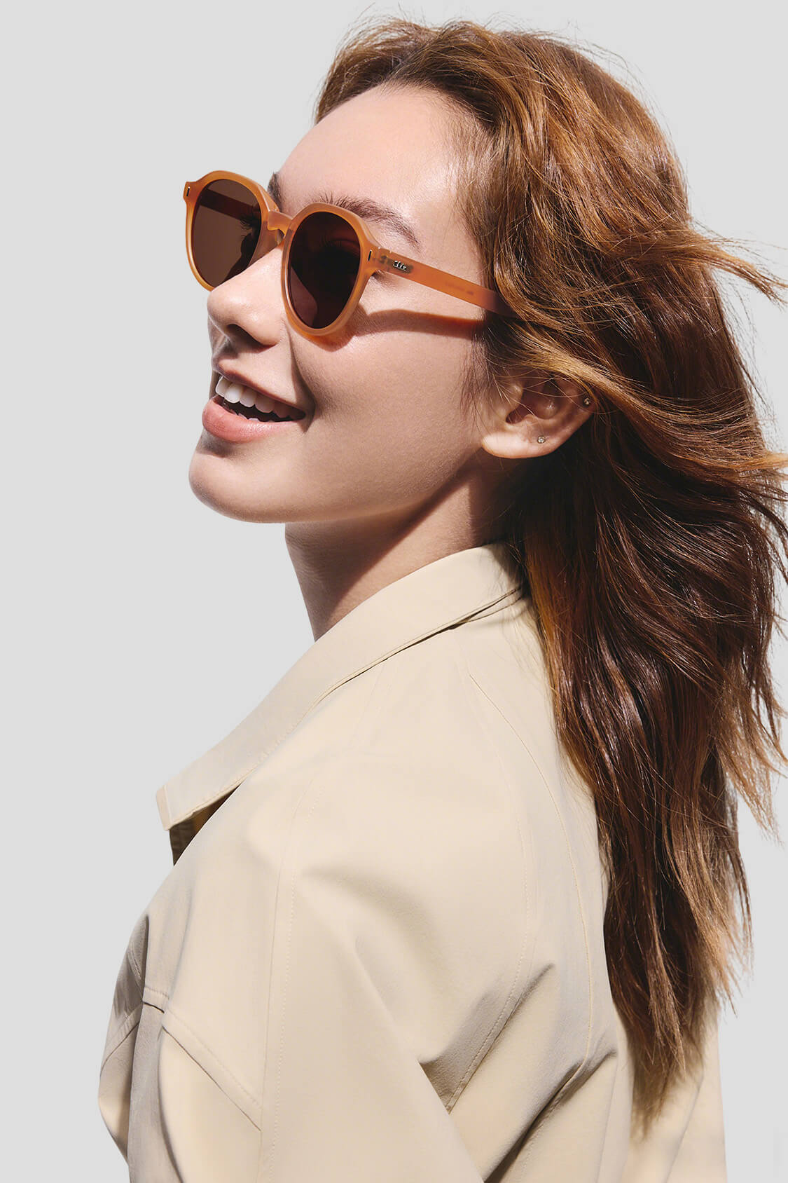 Small Round Frame Sunglasses UV 400 FD018