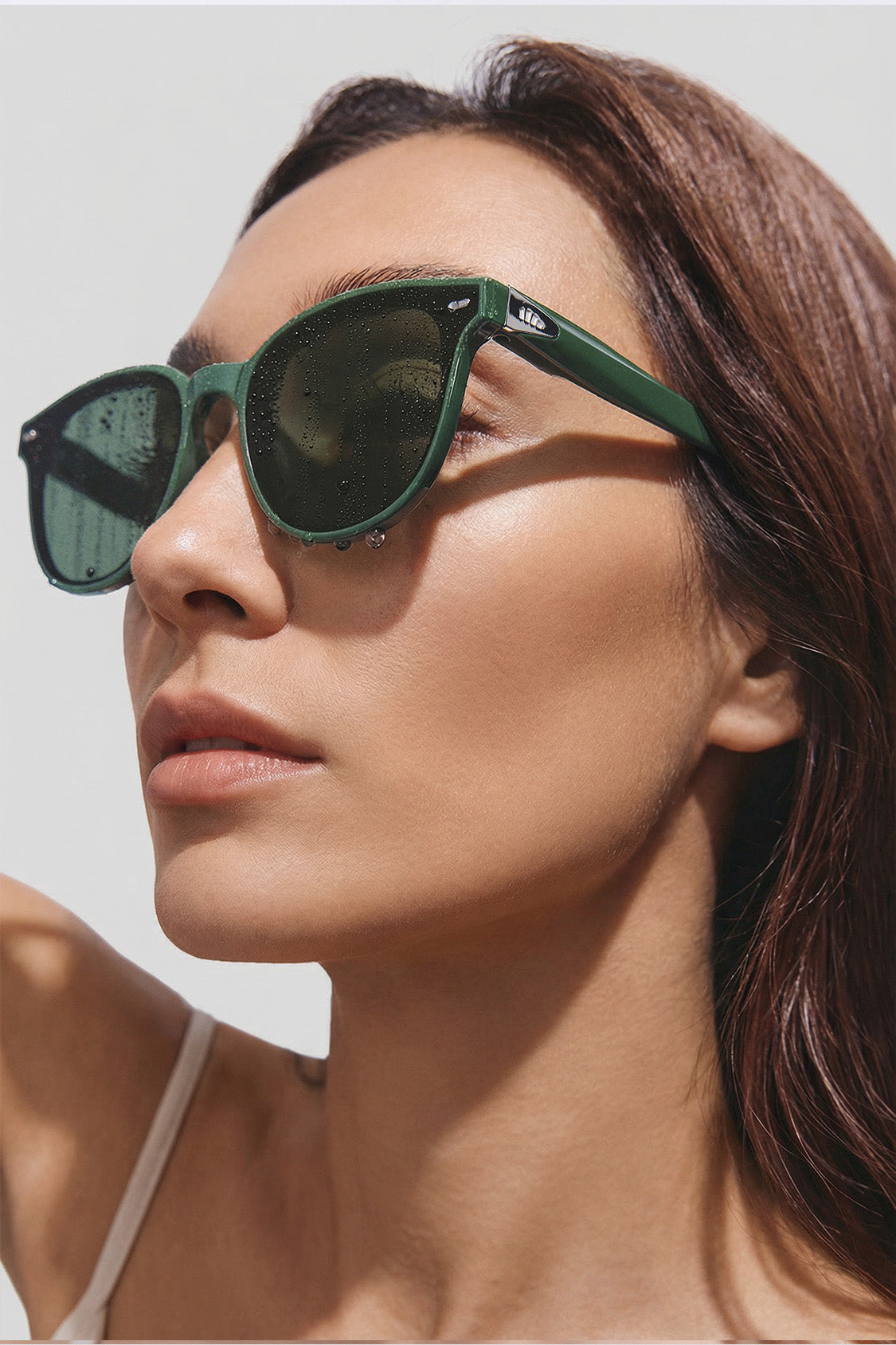 Square-Round Frame Sunglasses UV 400 FD021