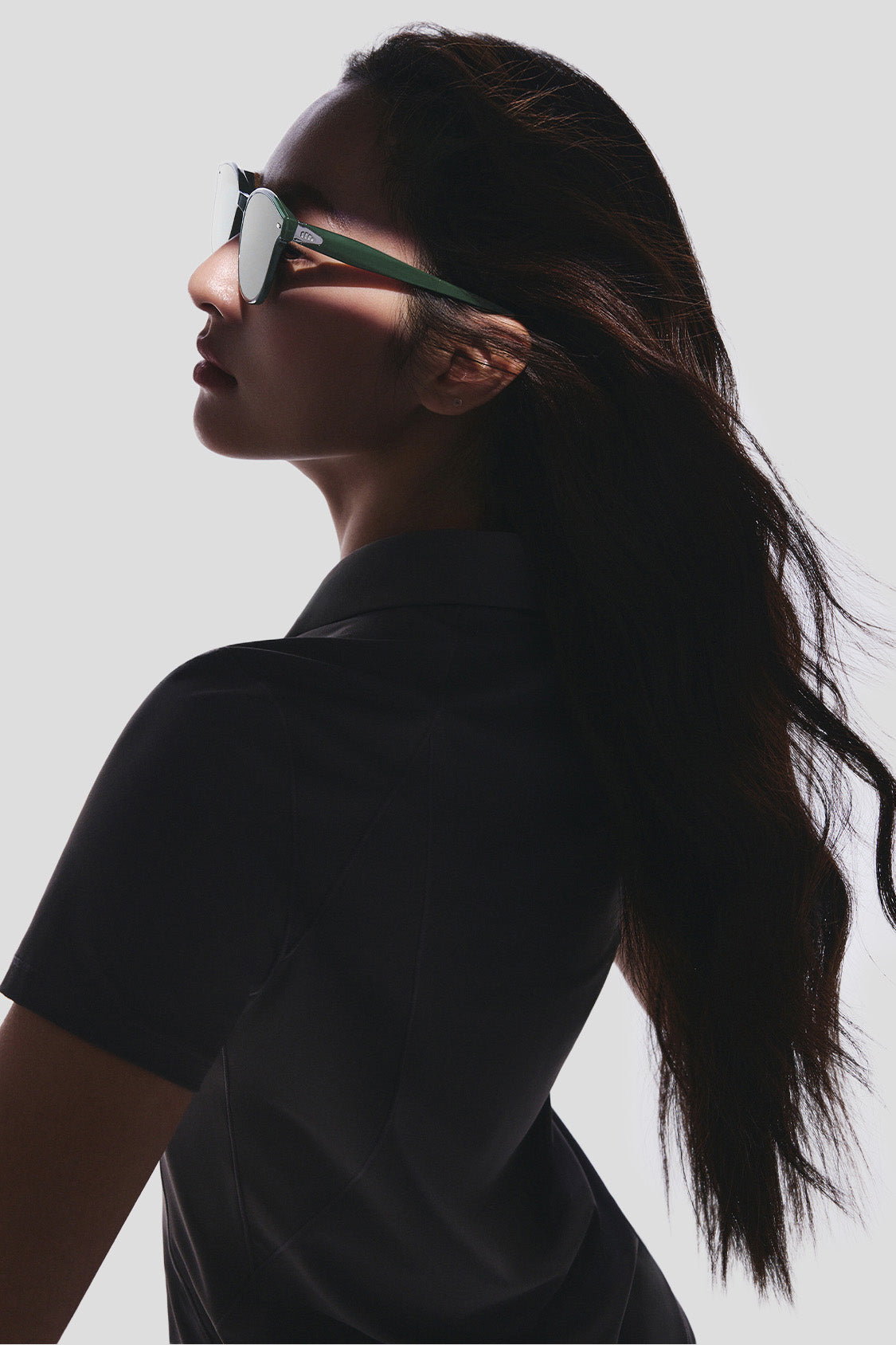 Square-Round Frame Sunglasses UV 400 FD021