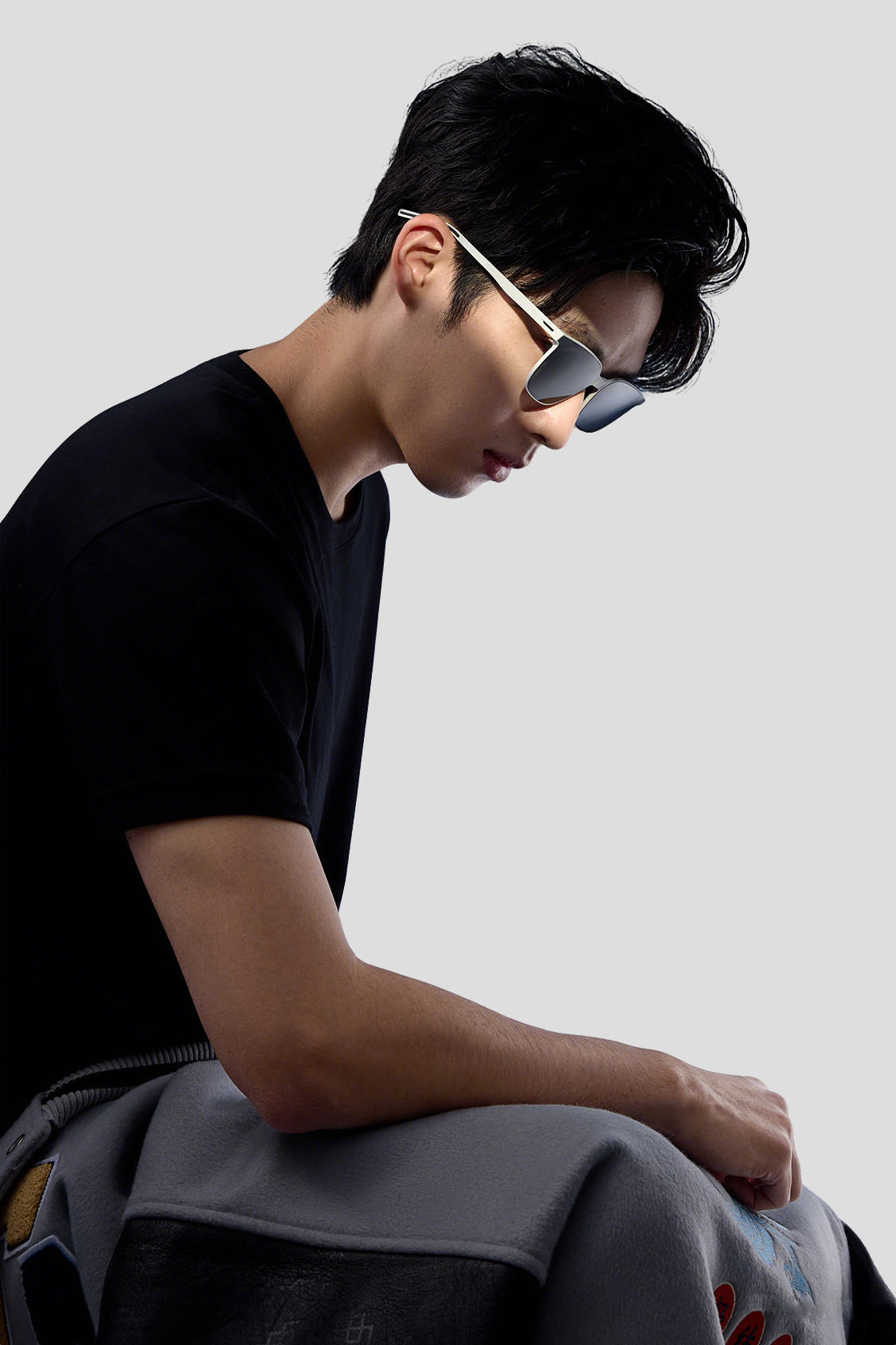 Men’s Square Folding Sunglasses UV 400 FD434