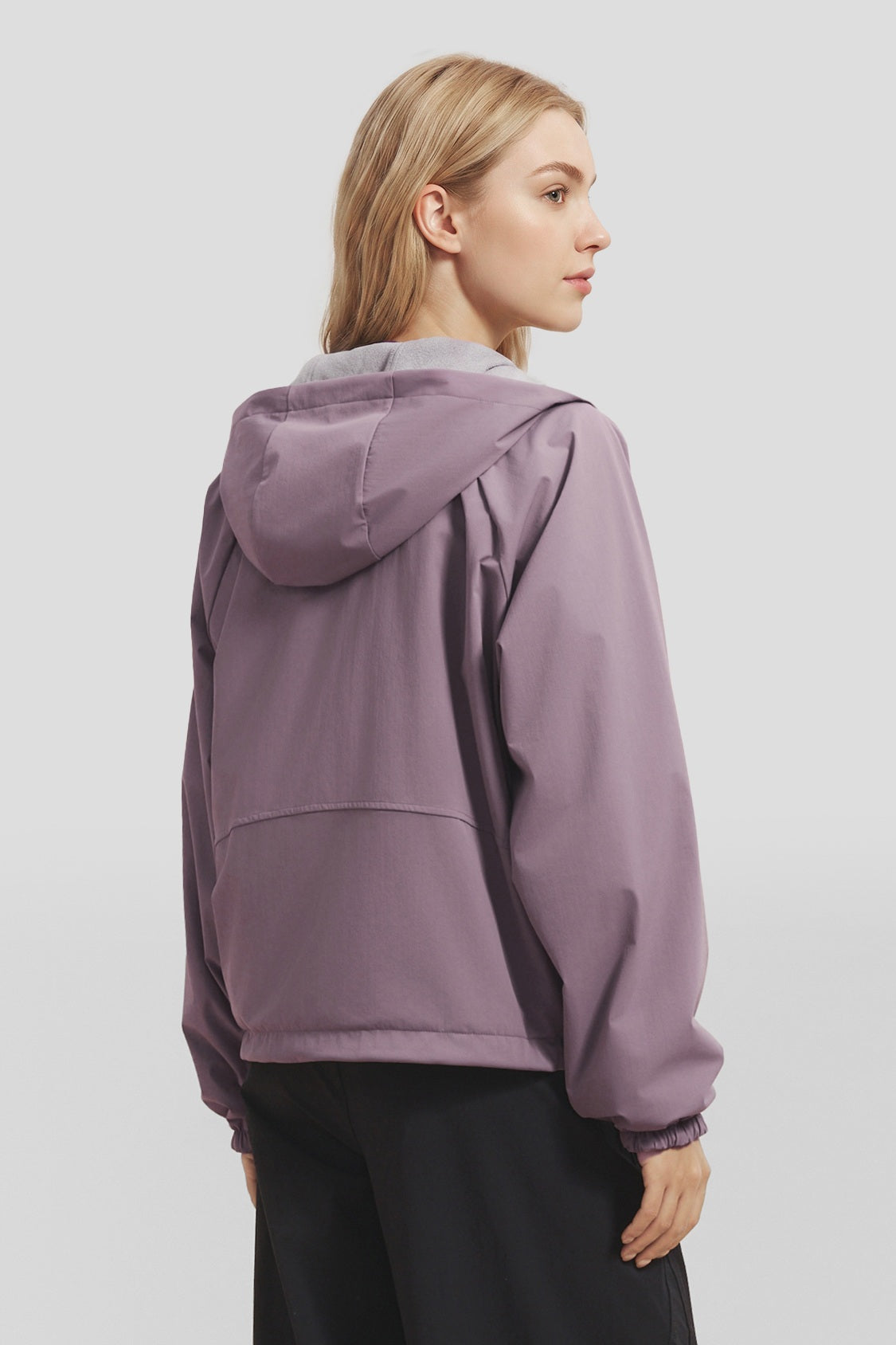 Women's Reversible Micro Fleece Hooded Jacket (Mid Warmth) PM030