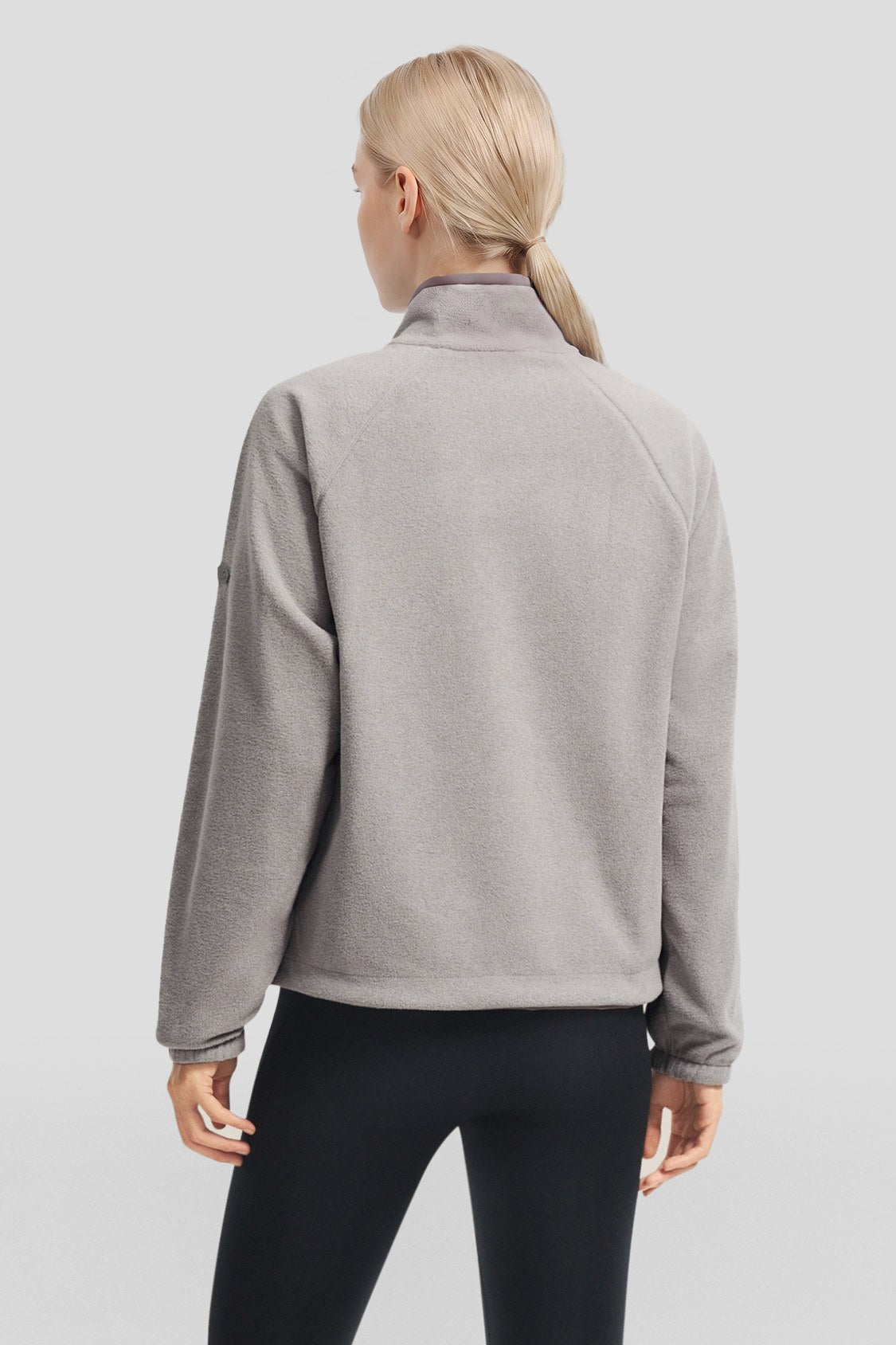 Women's Reversible Stand-Collar Micro Fleece Jacket (Mid Warmth) PM031