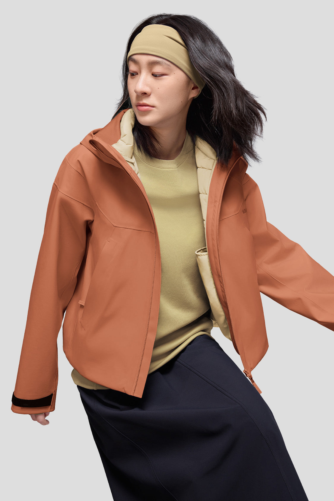 beneunder women's jackets #color_grapefruit orange