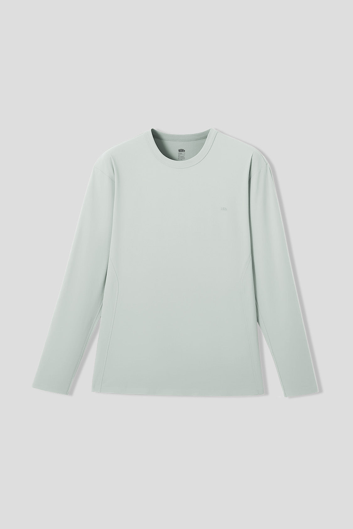 beneunder dryshield mens sweat resistant long sleeve top #color_gray