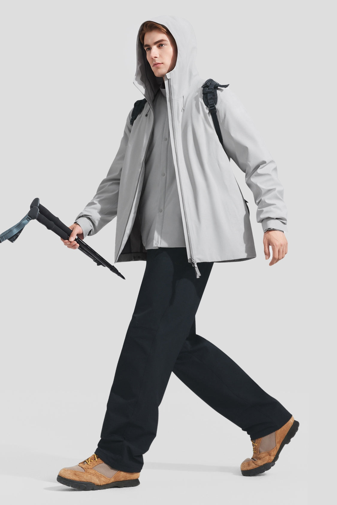 Beneunder Men's 3-in-1 Interchange Insulated Jacket (High Warmth) LS004