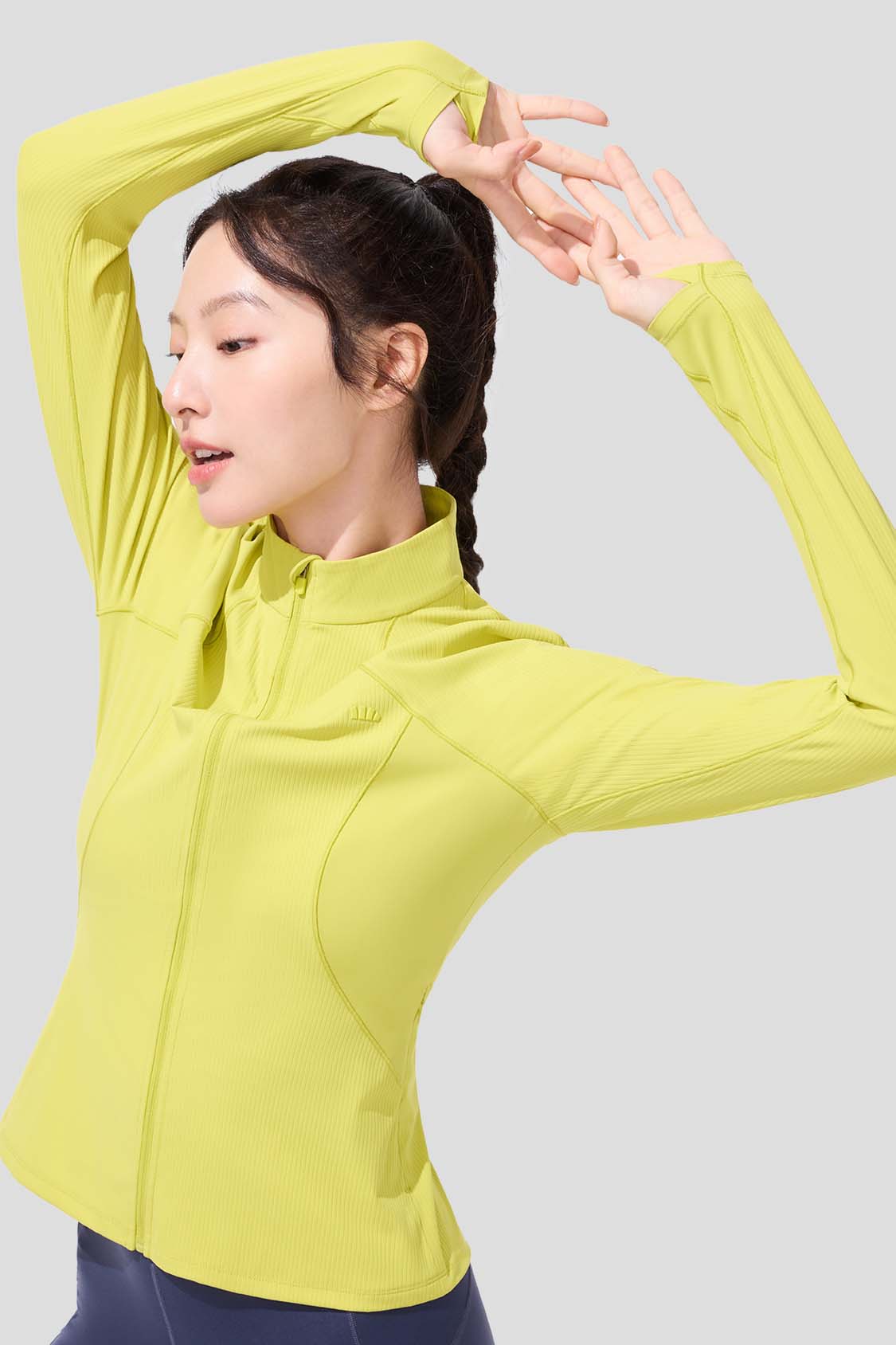 beneunder women's sun protection jacket #color_green