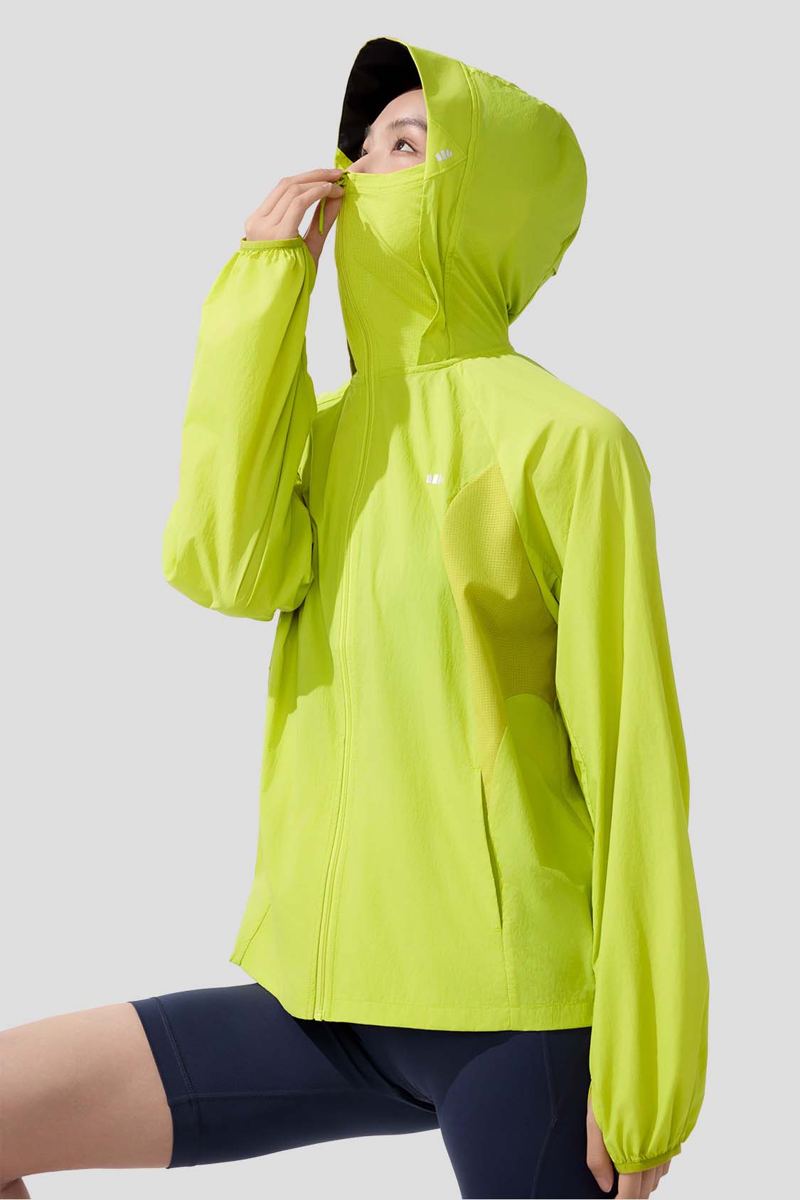 beneunder women's sun protection jacket #color_green