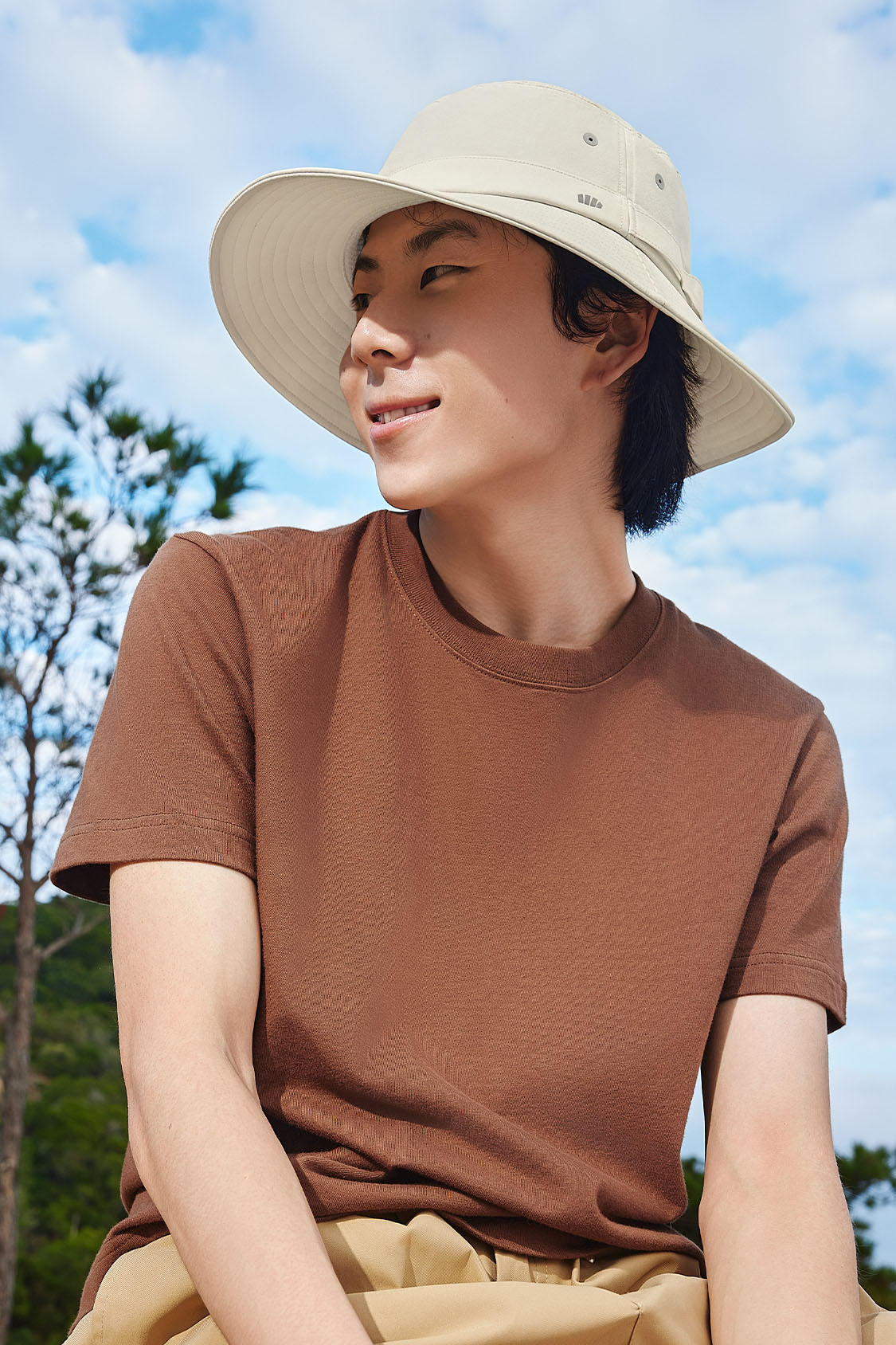 beneunder men's sun hats #color_initial wood brown