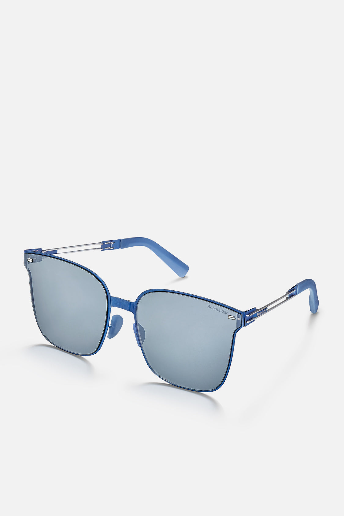 beneunder men's slimline polarized folding sunglasses shades #color_ink blue