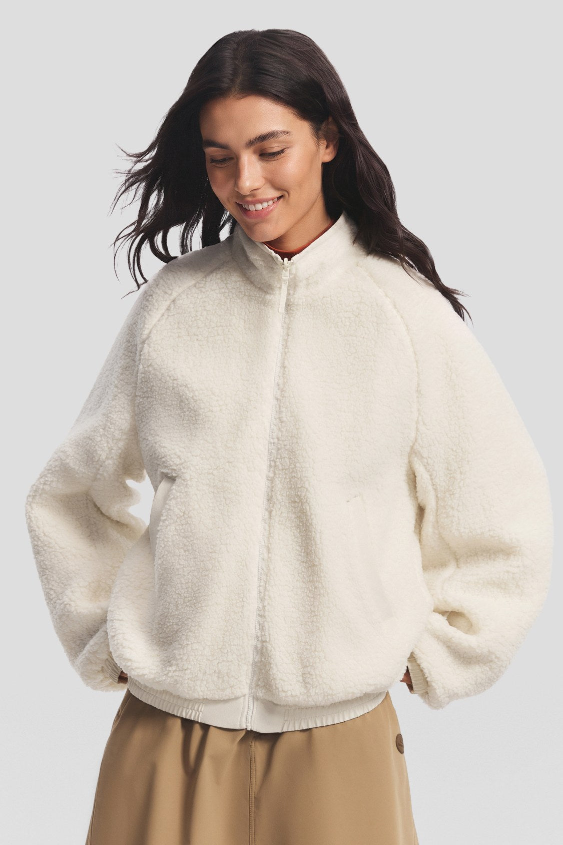 Women's Reversible Sherpa Fleece Softshell Jacket (High Warmth) ST036