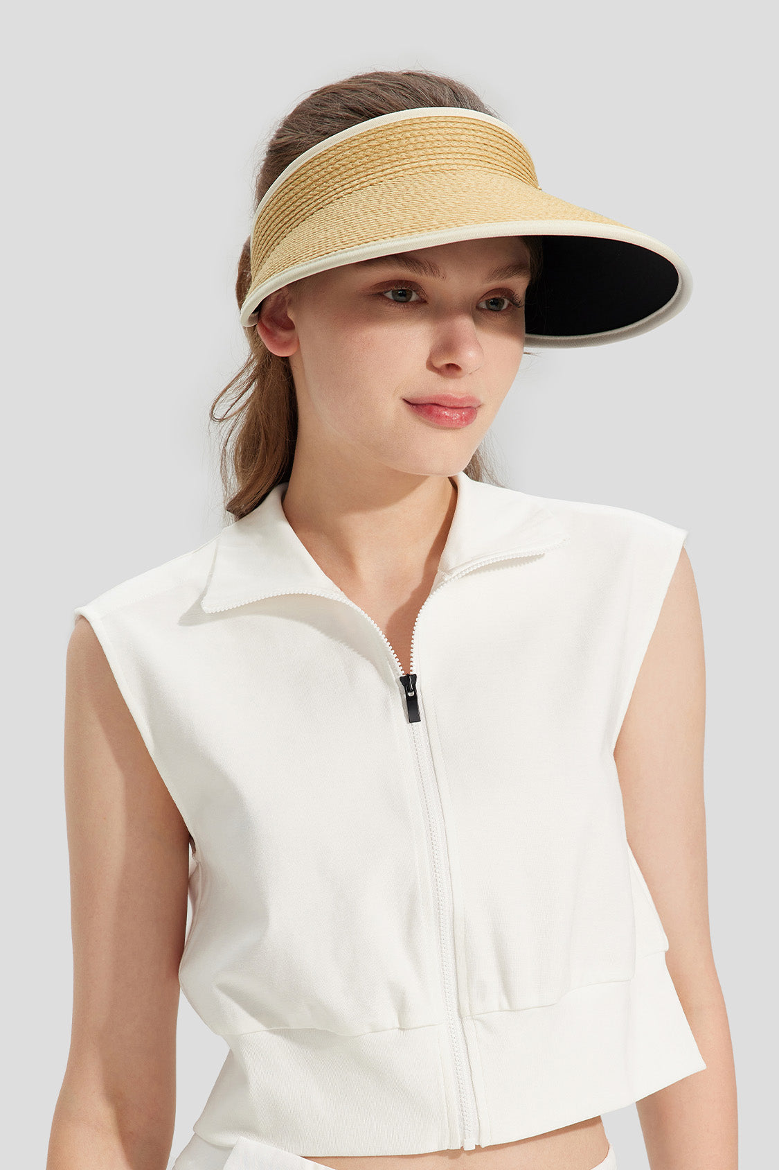 beneunder women's sun hats #color_khaki floral