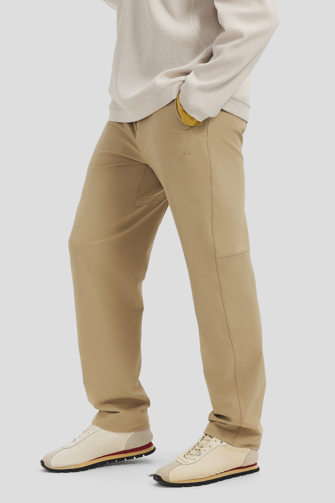 Pantalones de pierna recta y elásticos para hombre EL021