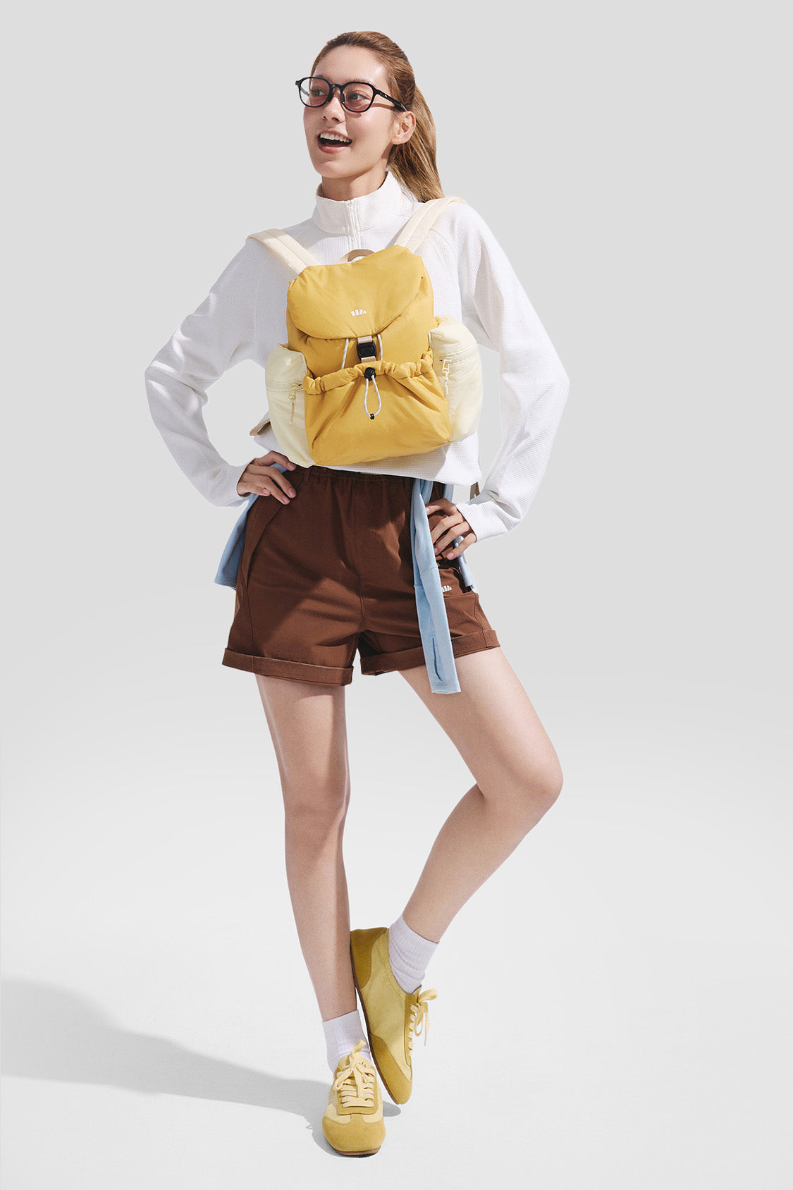 Women's Expandable Short Backpack LC005