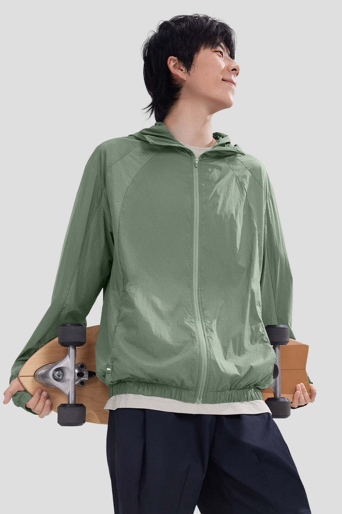 men's sun ptotection jacket #color_lake tea green 