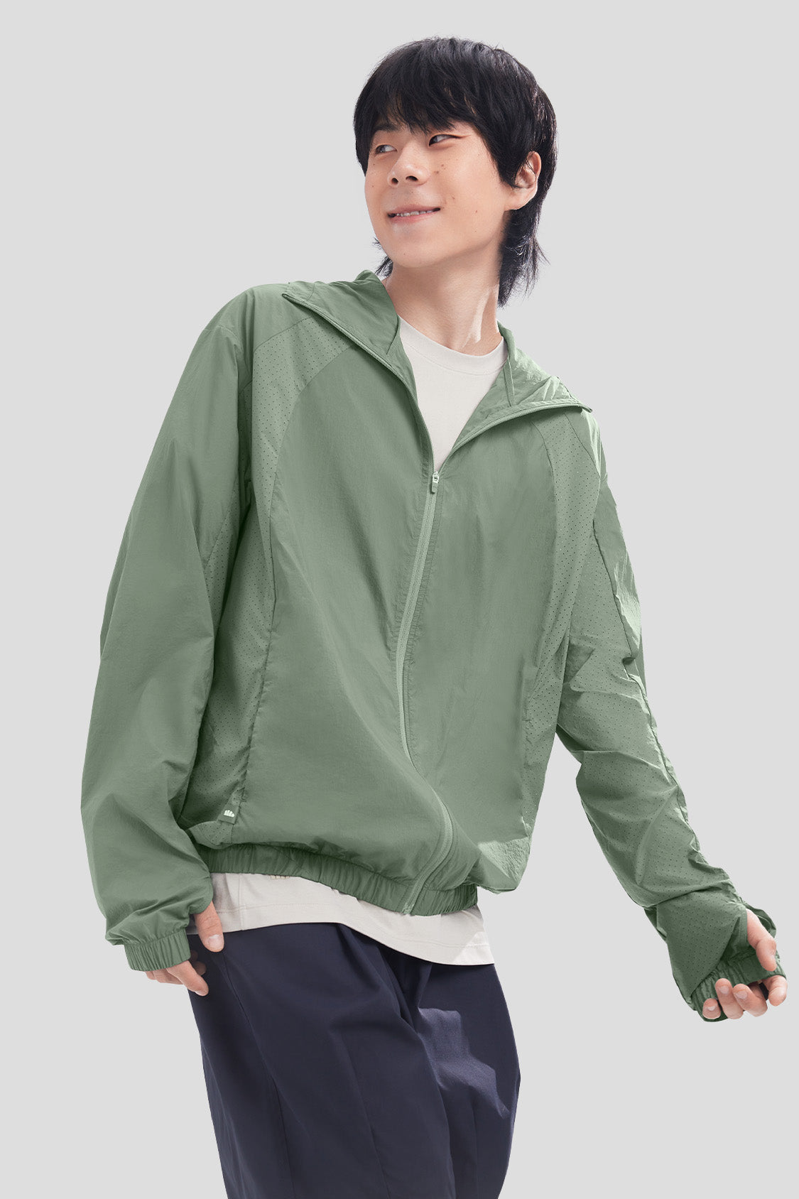 men's sun ptotection jacket #color_lake tea green 