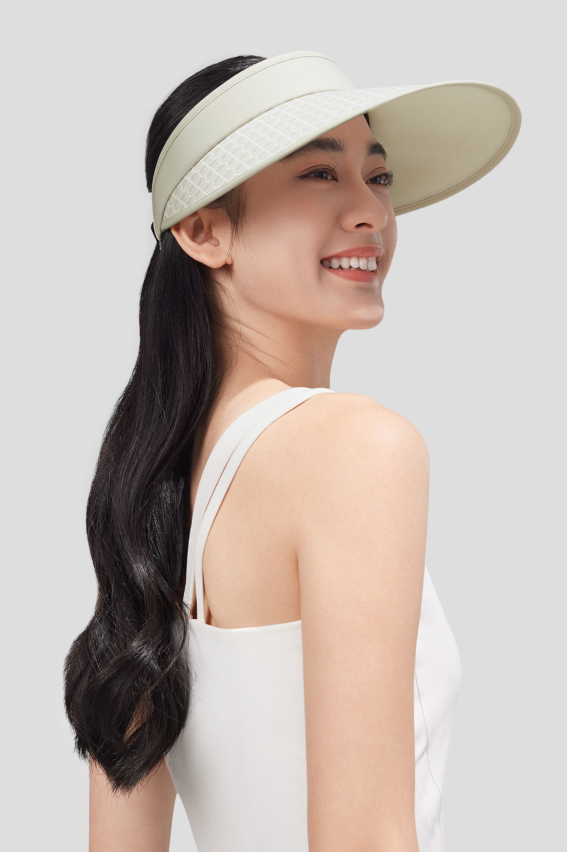 beneunder women's sun hats #color_light grey banana flower