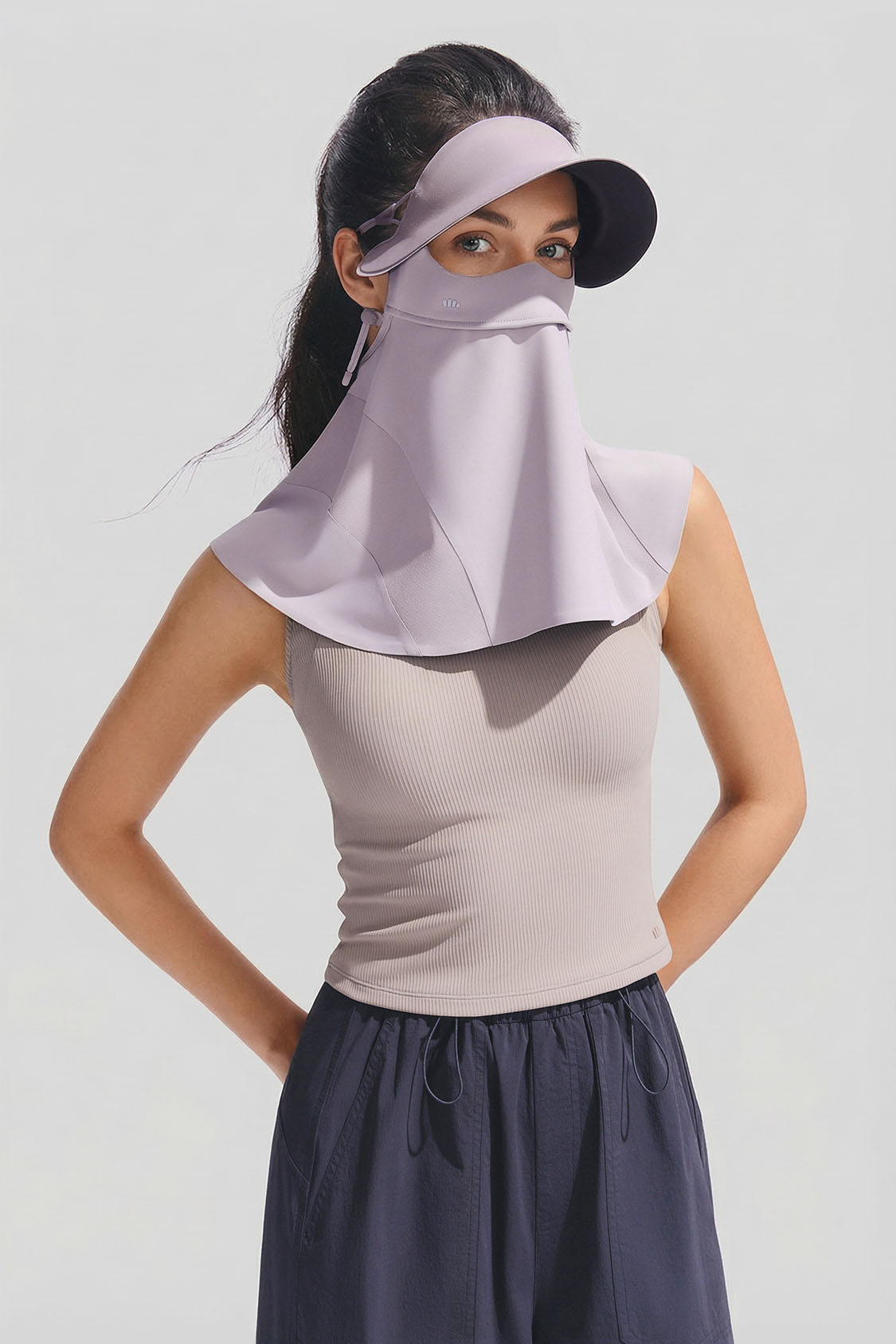 女士带檐颈部防晒面罩 UPF 2000+ MP356