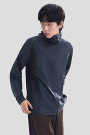 beneunder men's sun protection jacket #color_moonlit night blue