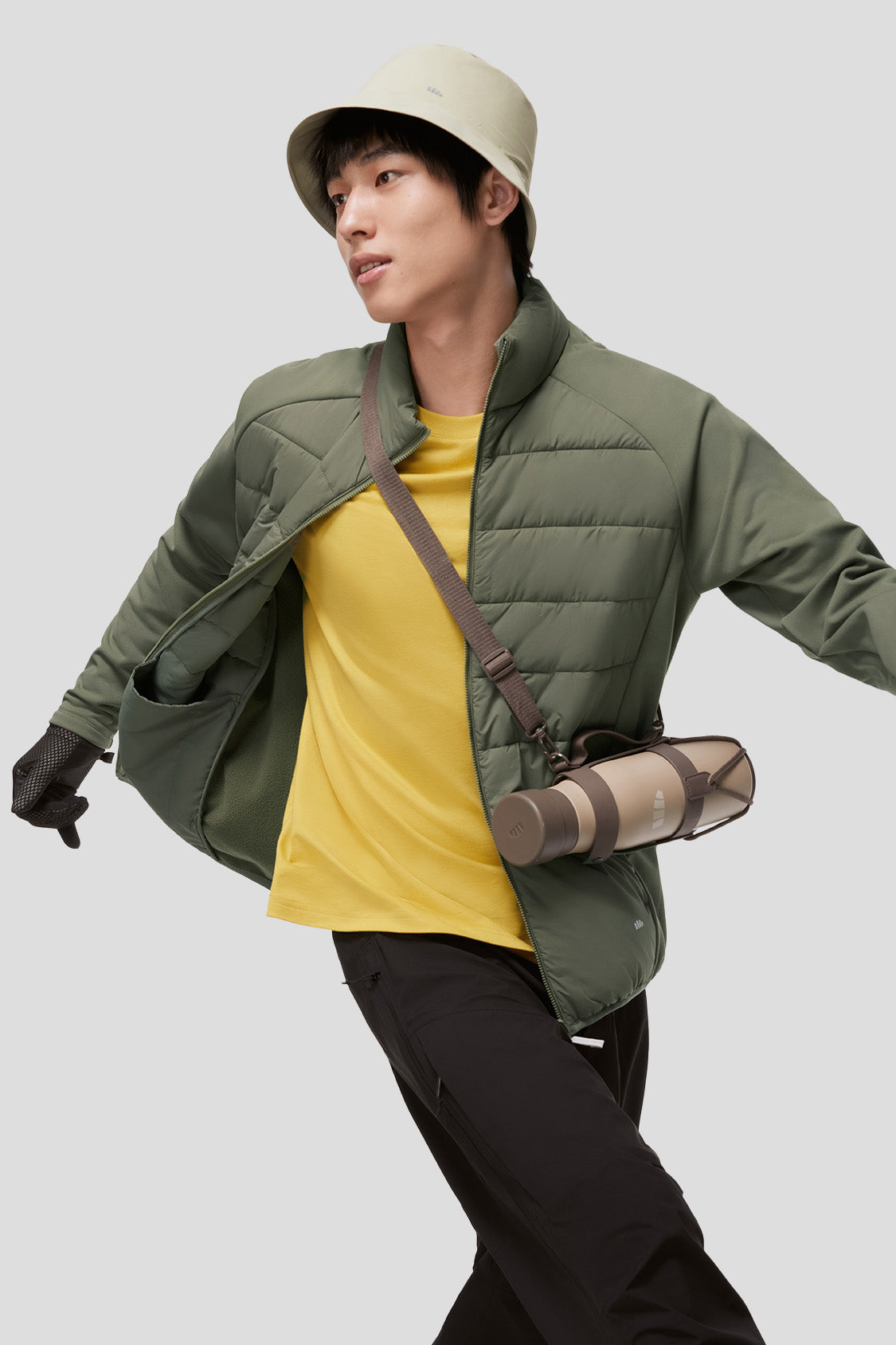 beneeunder men's jacket #color_moonshadow green