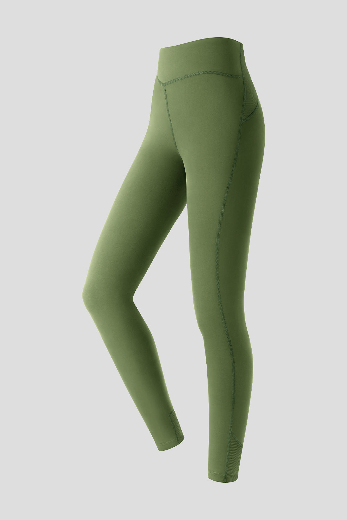 Women's Winter Base Layer Leggings #color_forest green