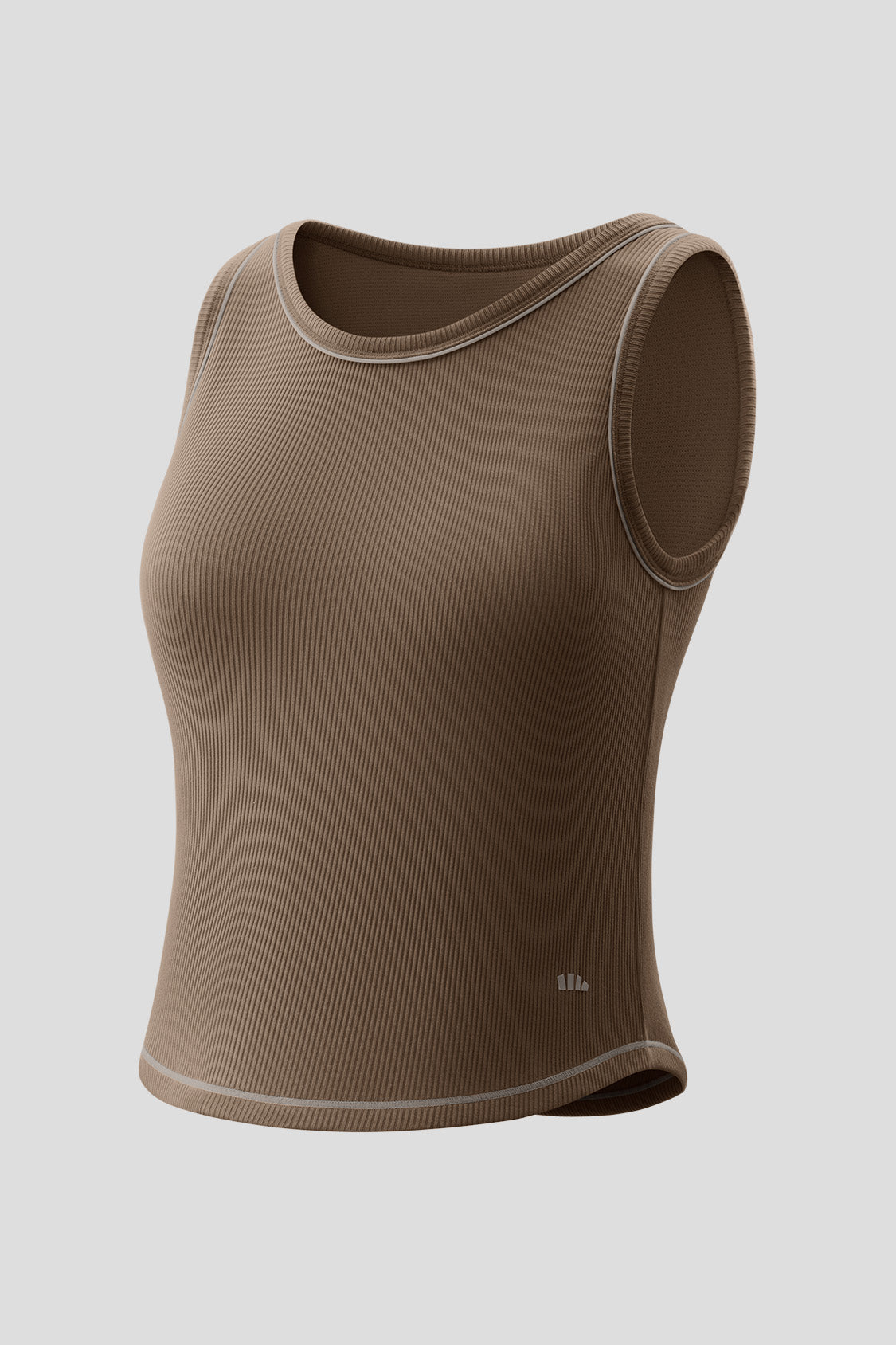 beneudner women's tank top #color_pine field brown