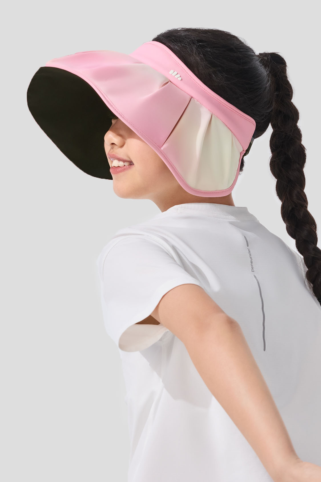 beneunder kid sun hat #color_pink