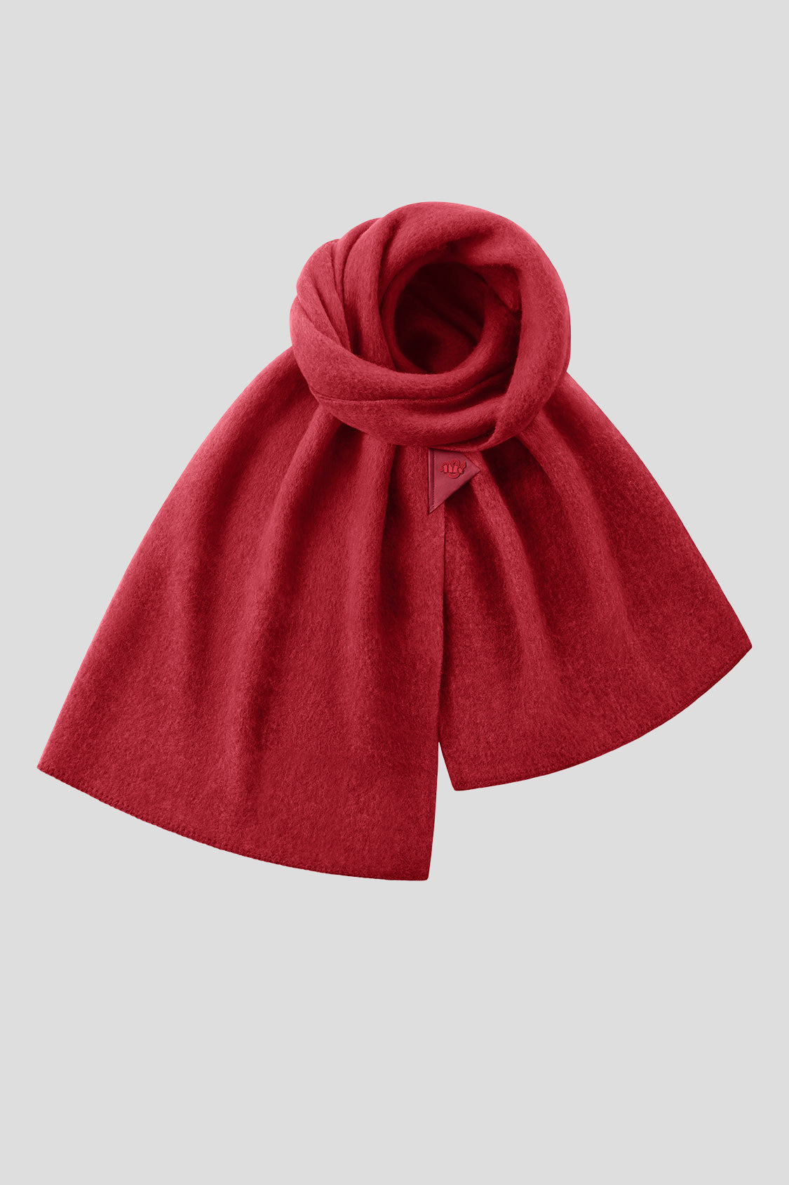 beneunder unisex wool scarf #color_red